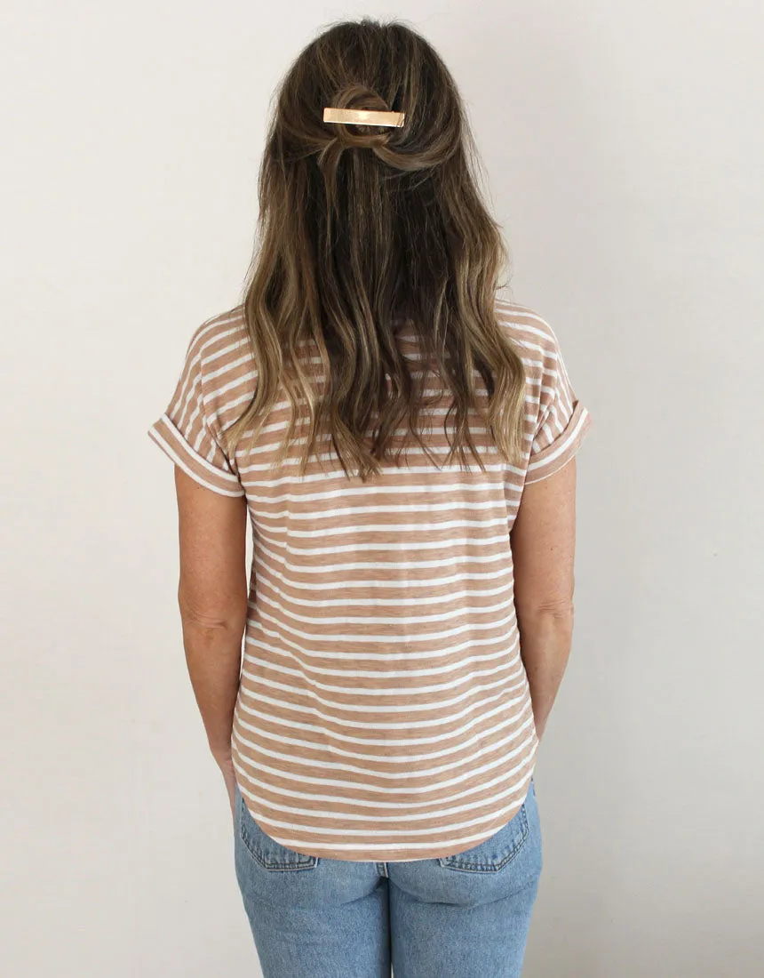 Little Lies Oscar Tee - Coffee