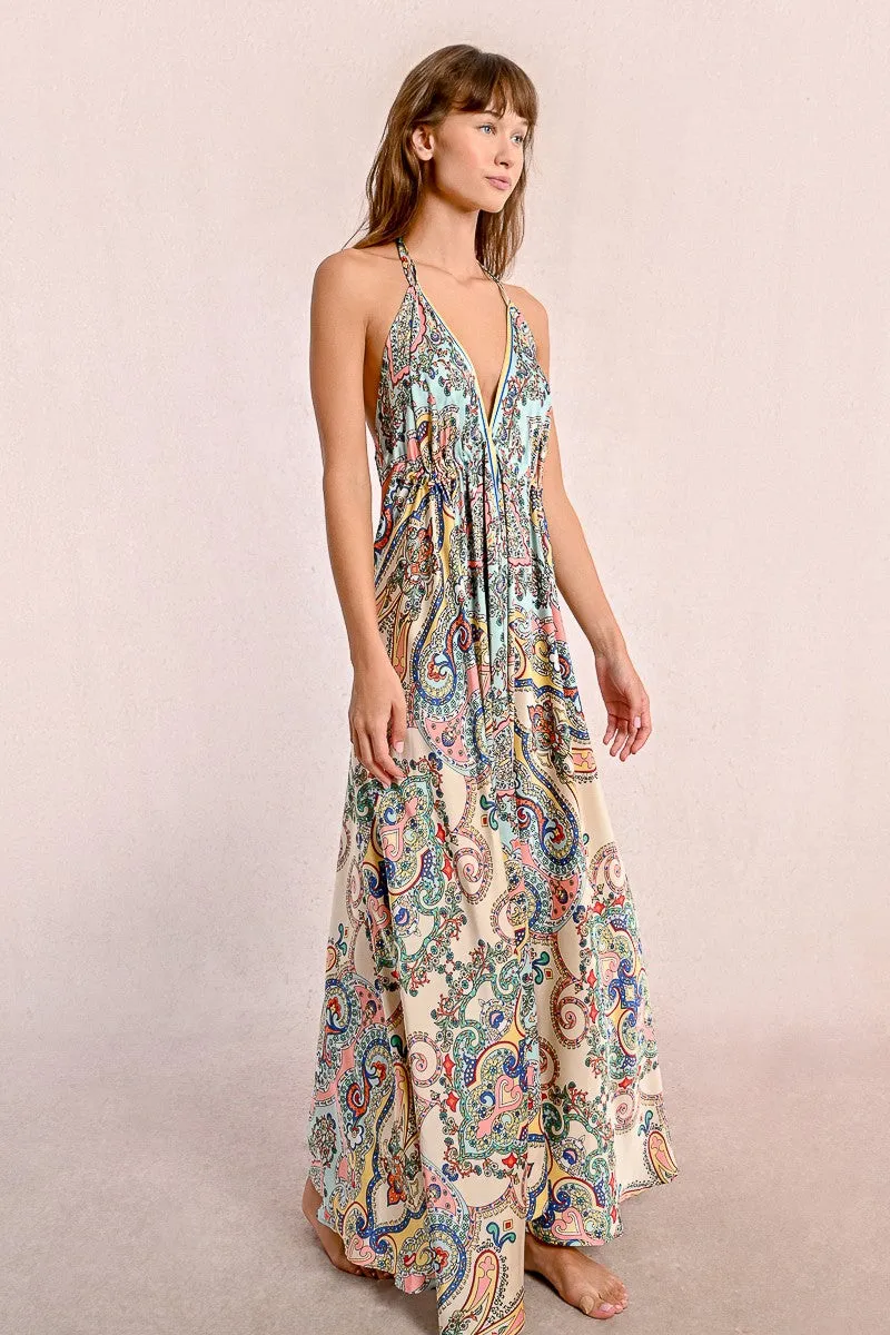 Long Satin Dress