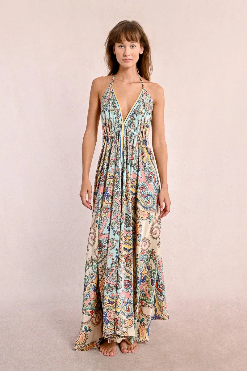 Long Satin Dress