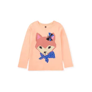Long Sleeve Baby Graphic Tee - Fox (2 sided design!)