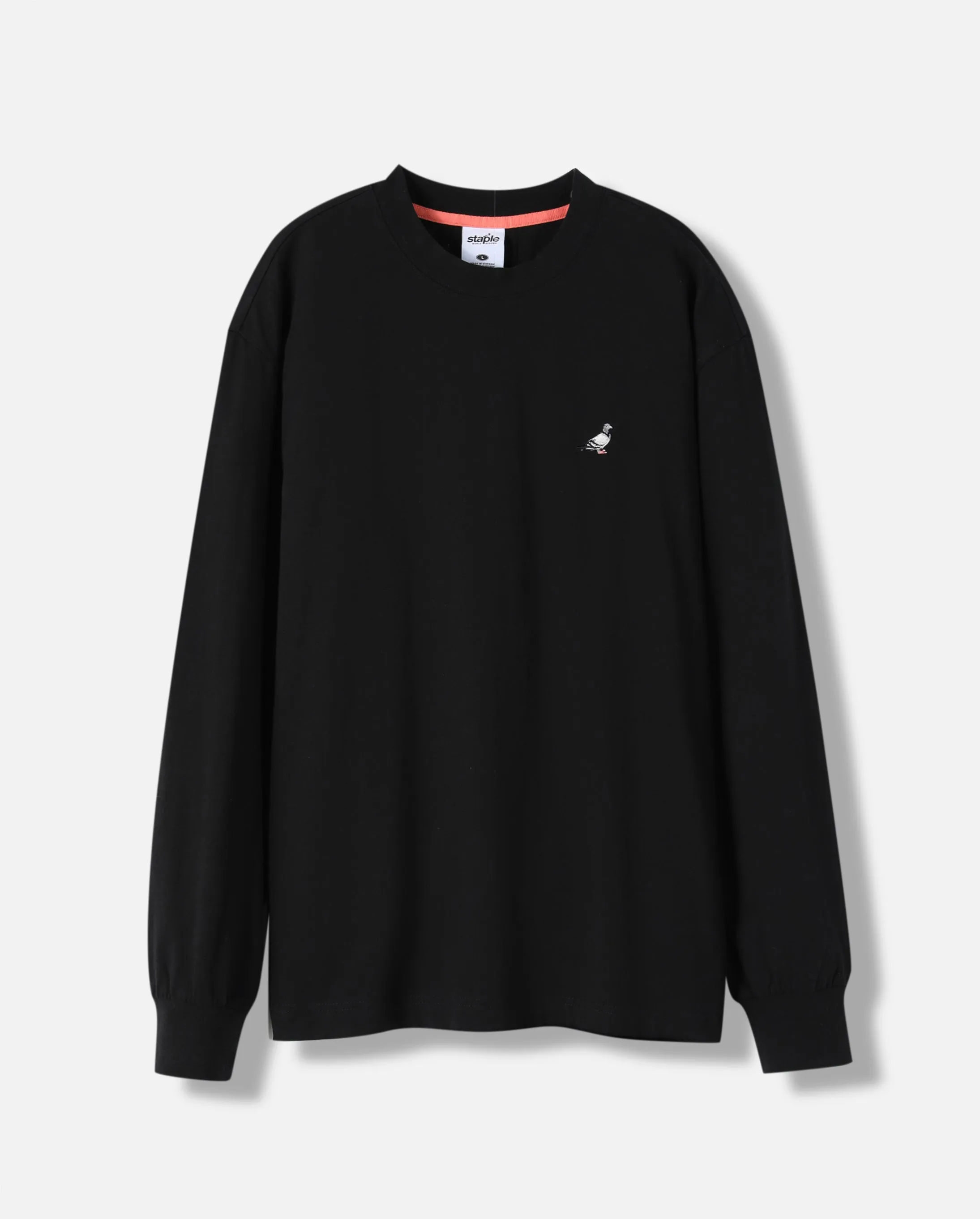 L/S Emb Pigeon Tee