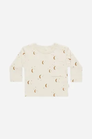 LS Pocket Tee | Moons/Nat