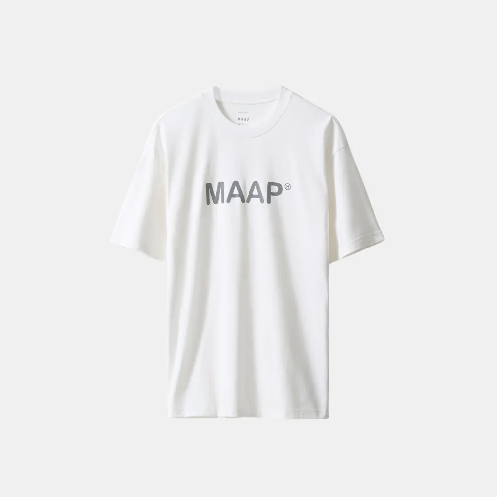 MAAP Essentials Text Tee - White