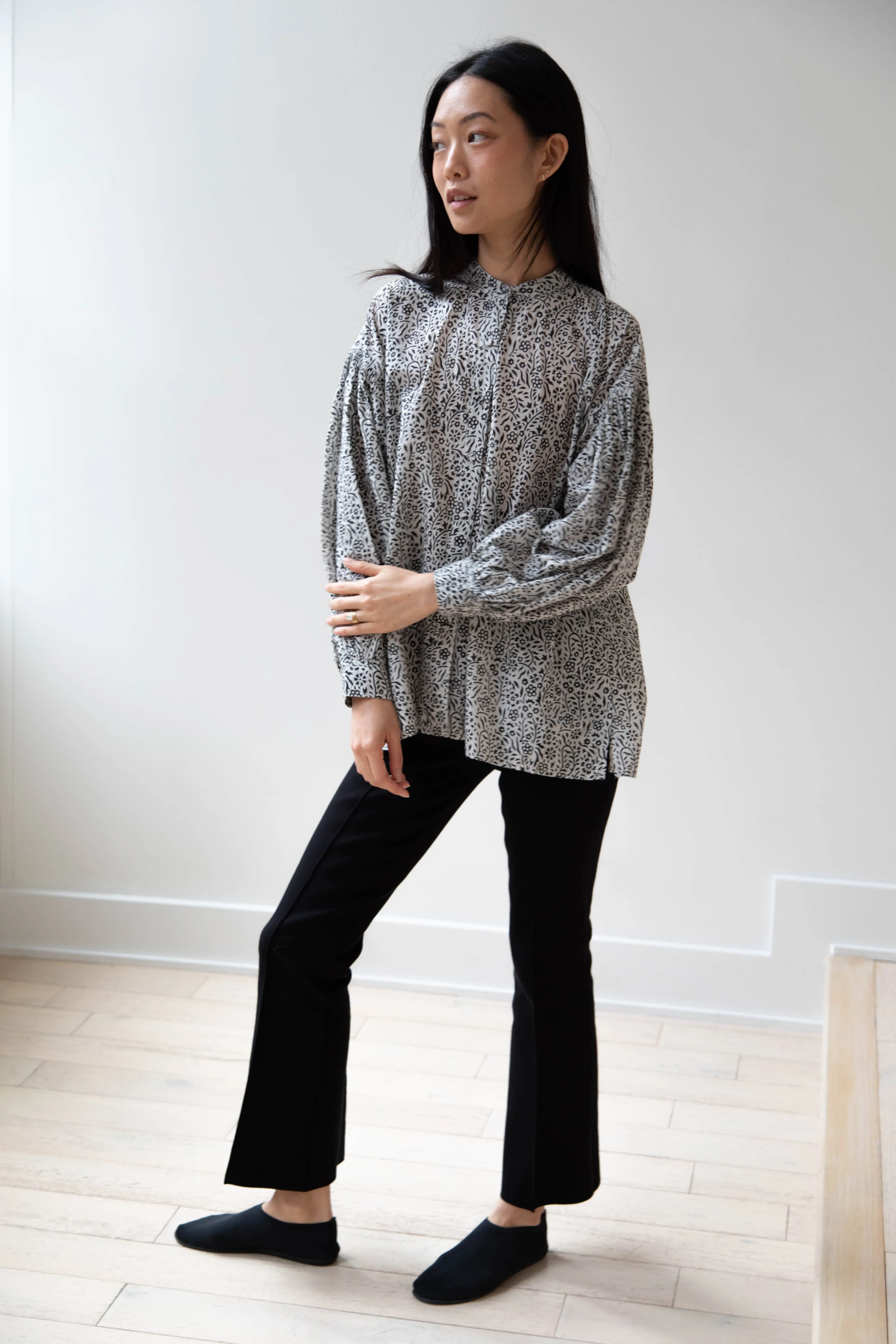 Maison de Soil | Floral Block Print Shirt