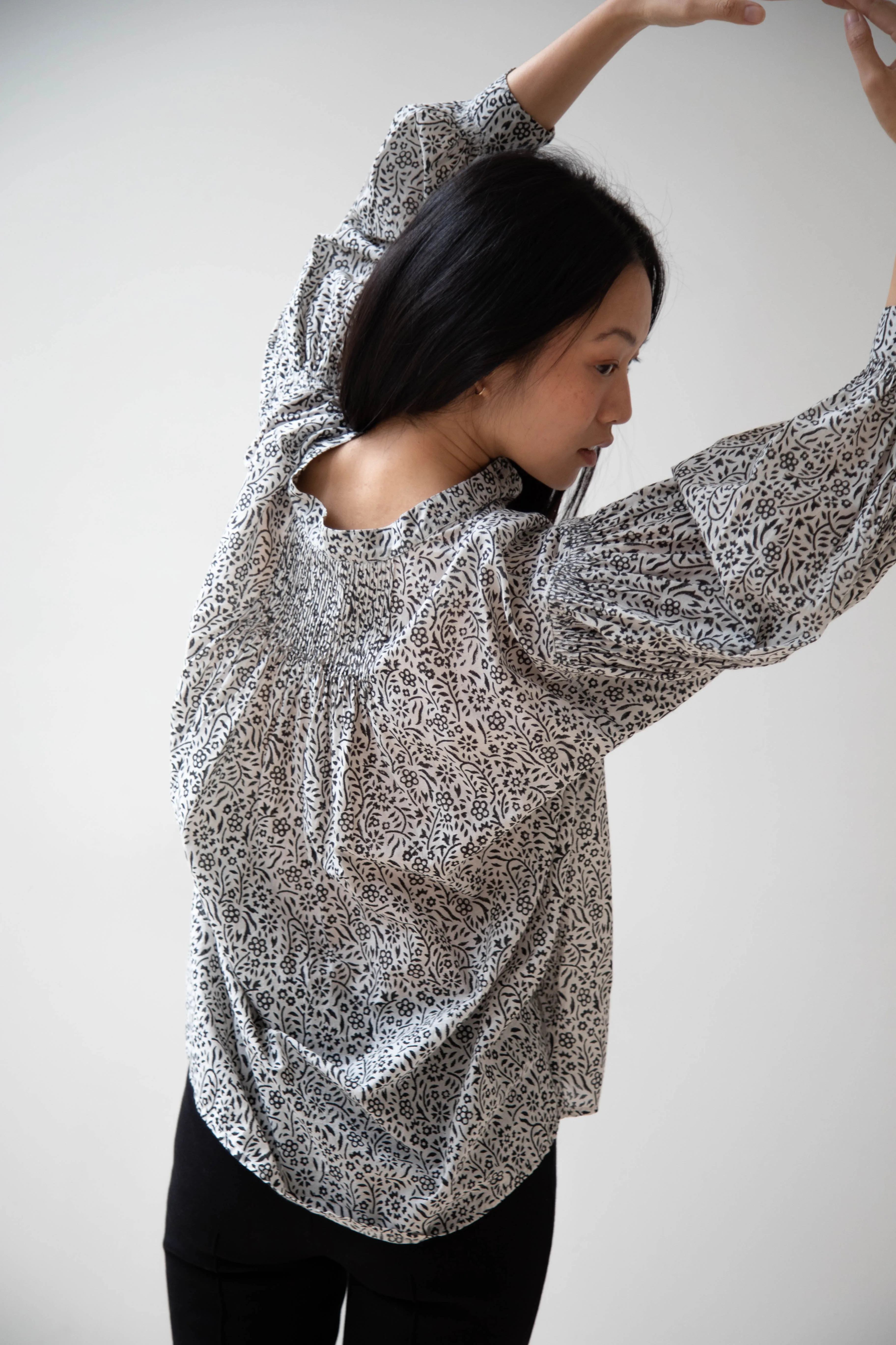 Maison de Soil | Floral Block Print Shirt