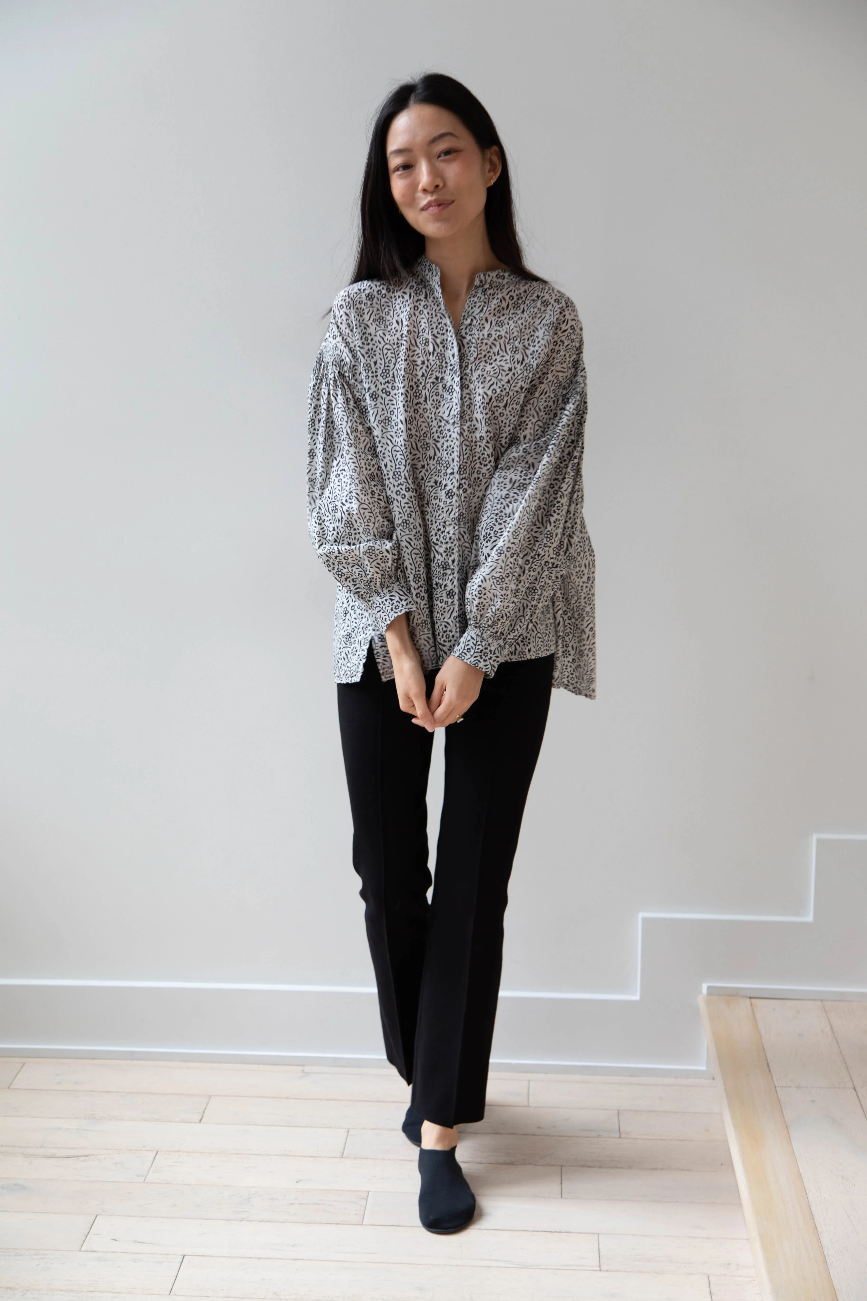 Maison de Soil | Floral Block Print Shirt