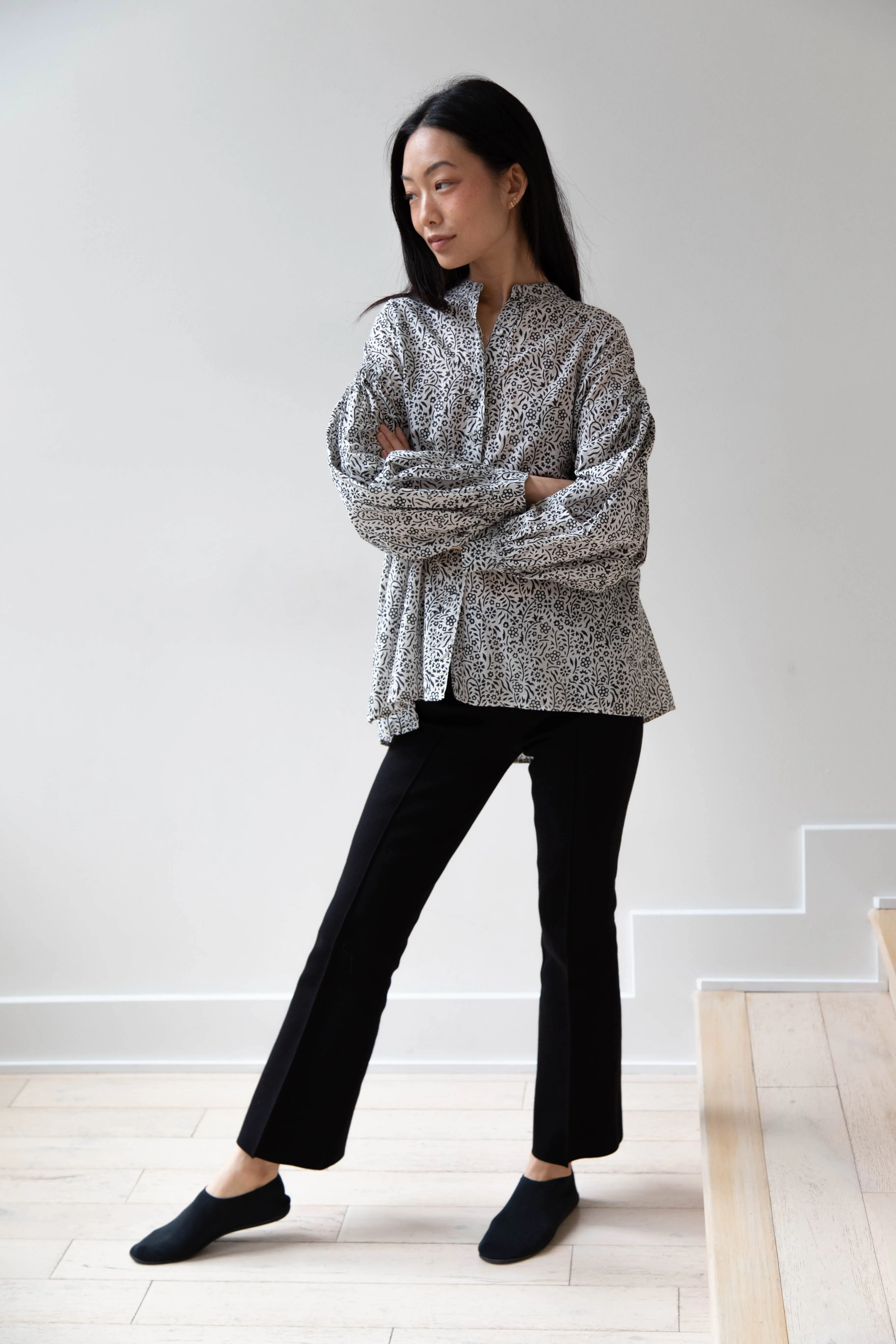 Maison de Soil | Floral Block Print Shirt