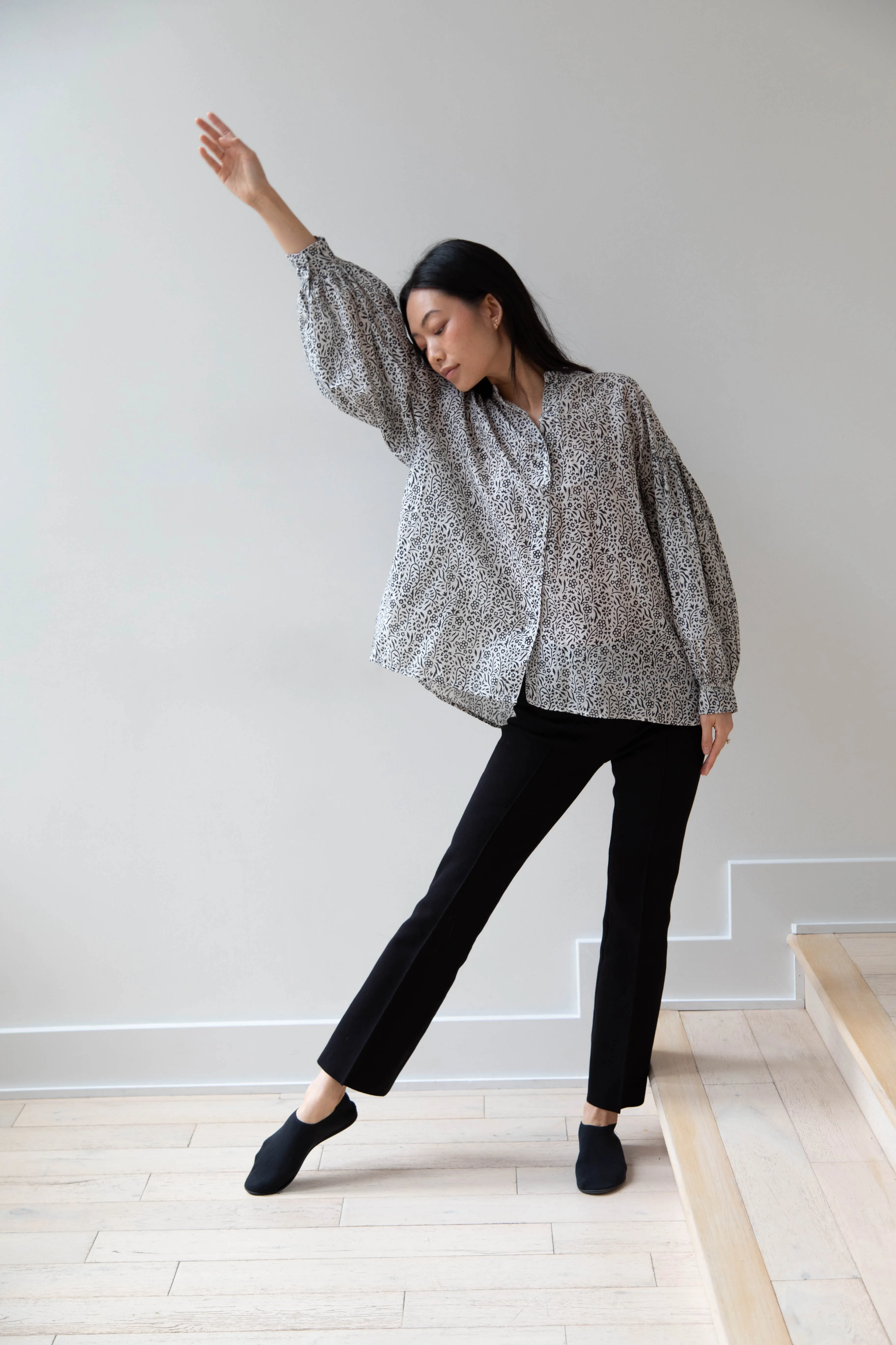 Maison de Soil | Floral Block Print Shirt
