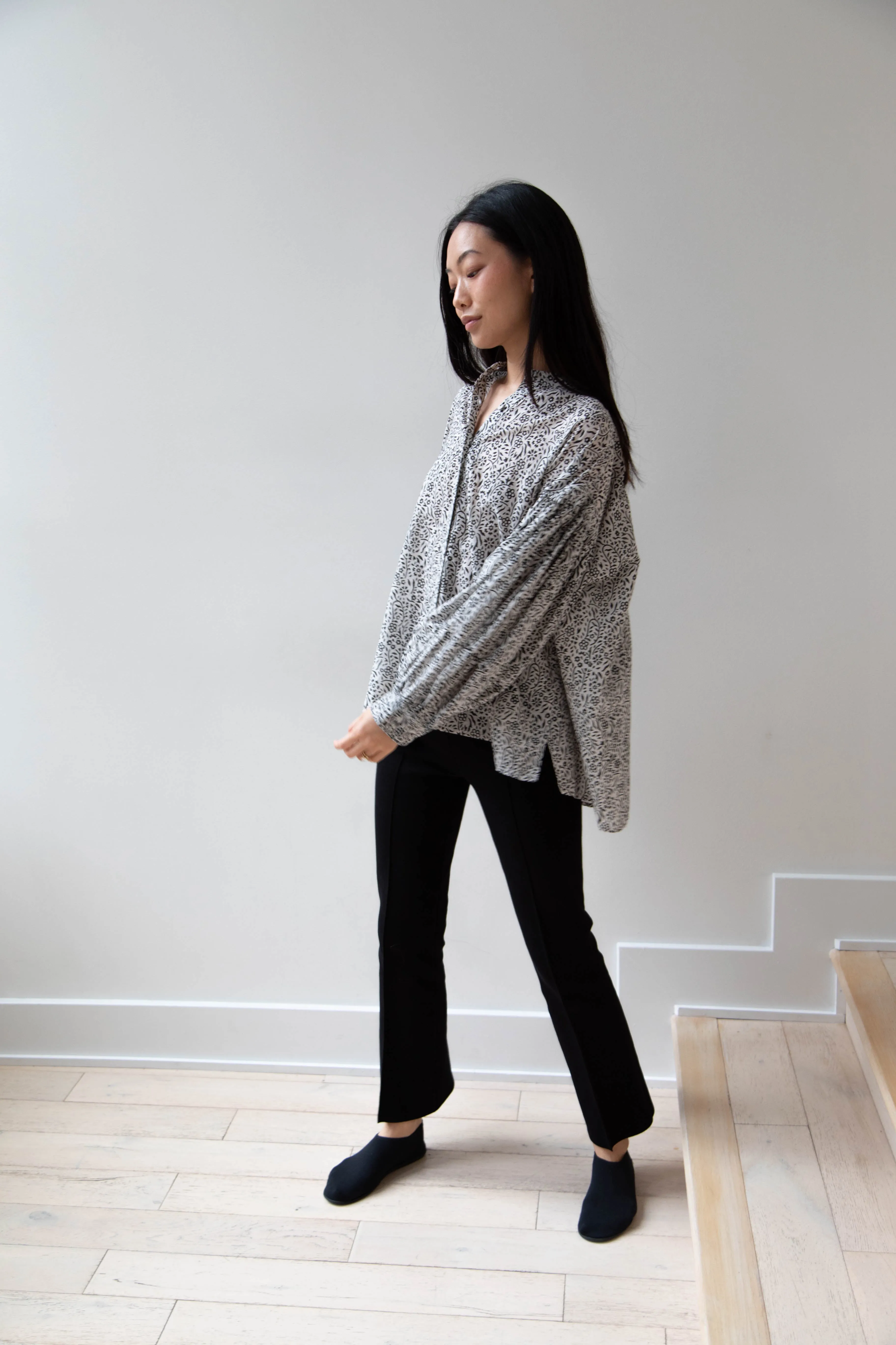 Maison de Soil | Floral Block Print Shirt