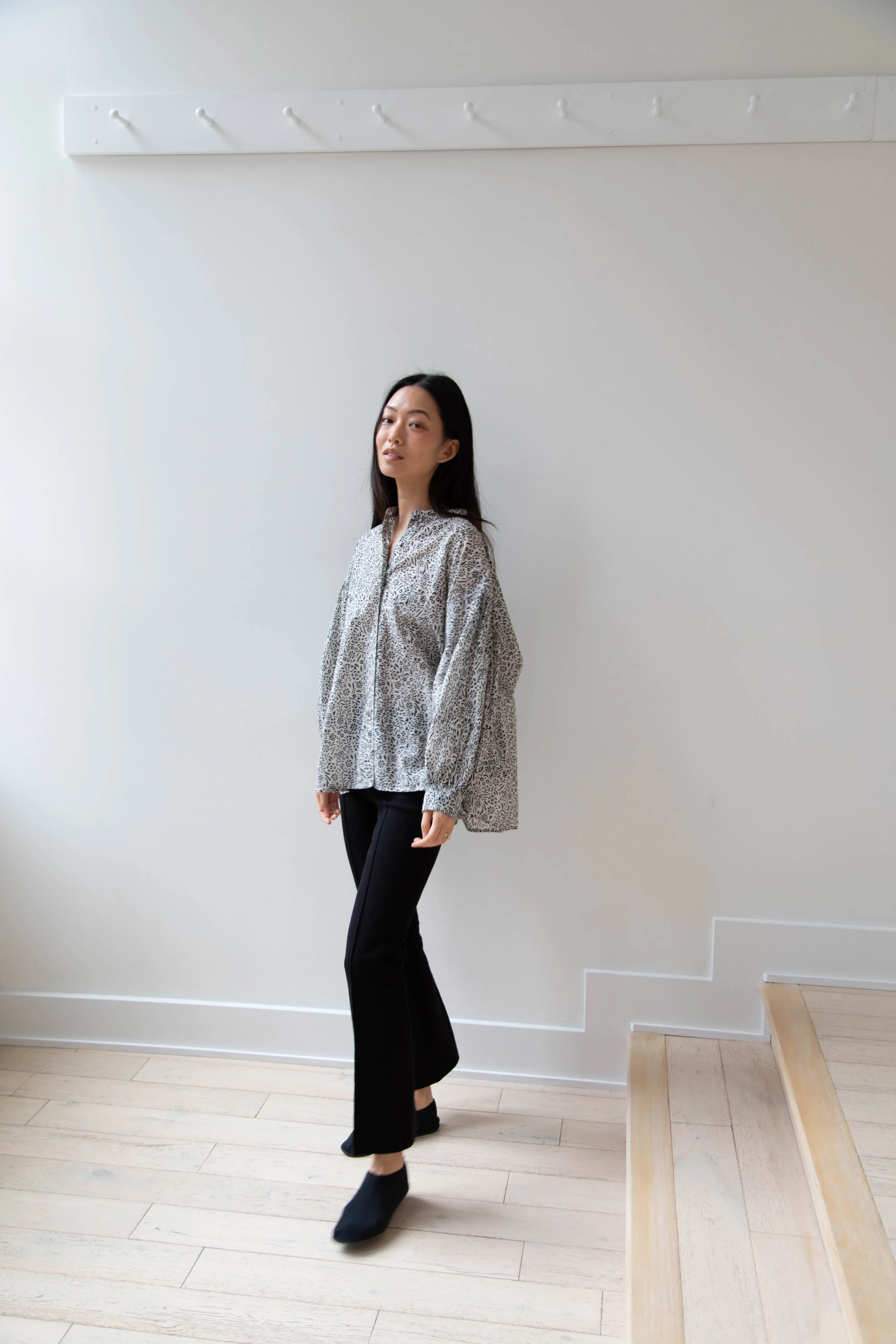 Maison de Soil | Floral Block Print Shirt