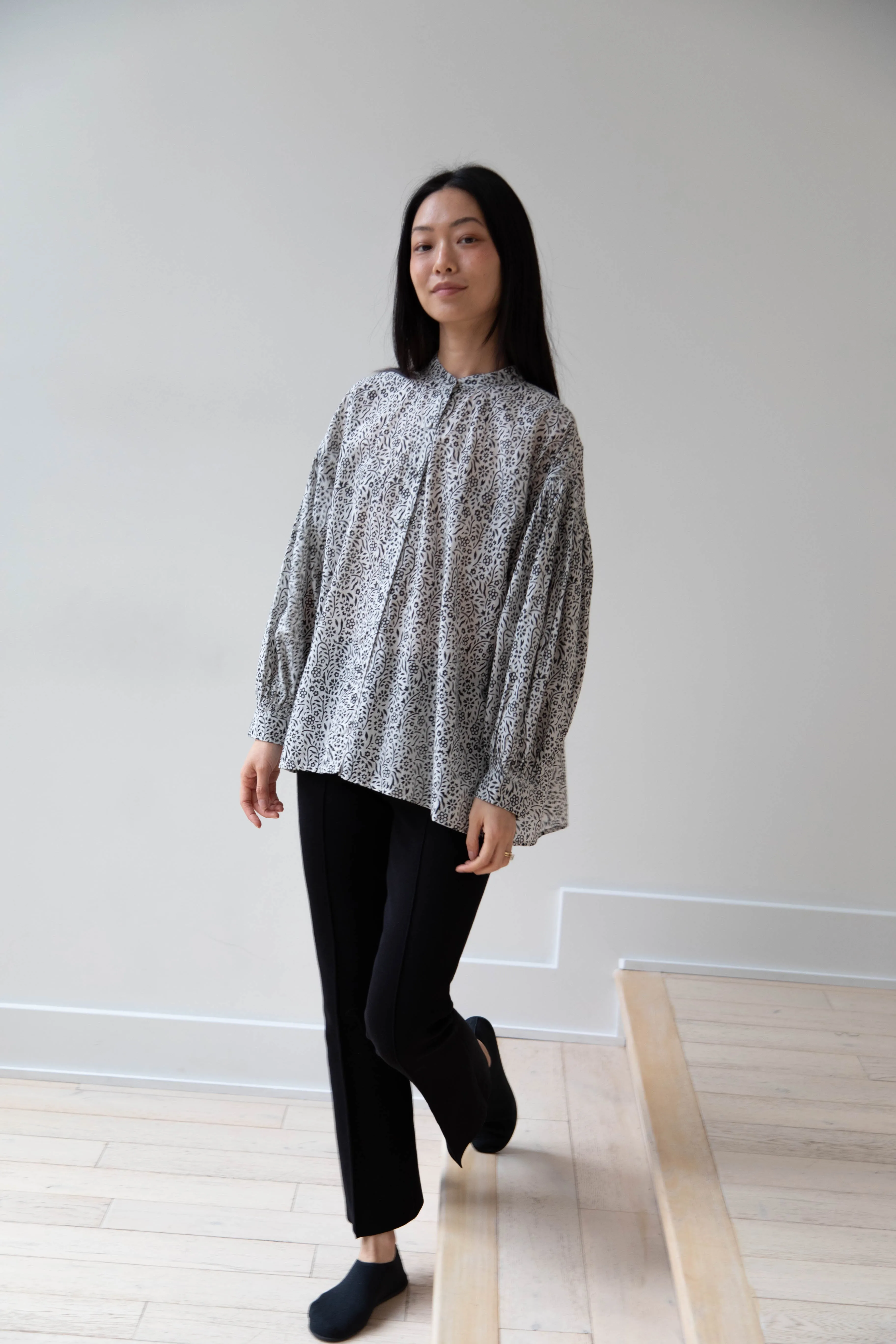 Maison de Soil | Floral Block Print Shirt