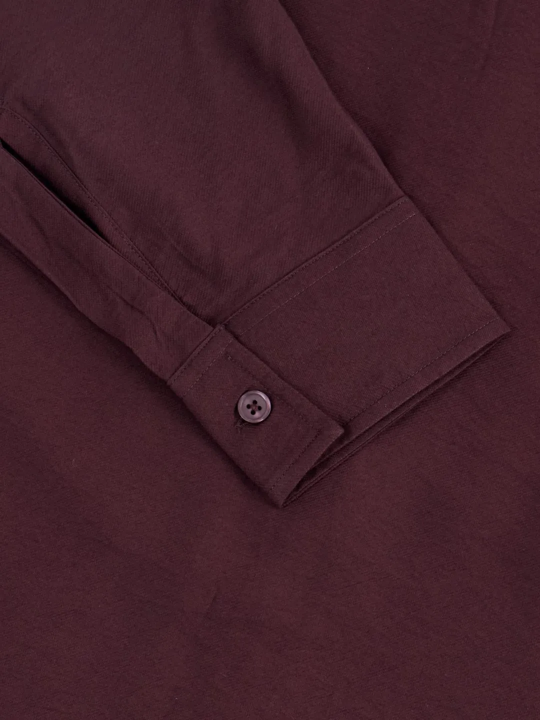 Maroon Plain Summer Overshirt