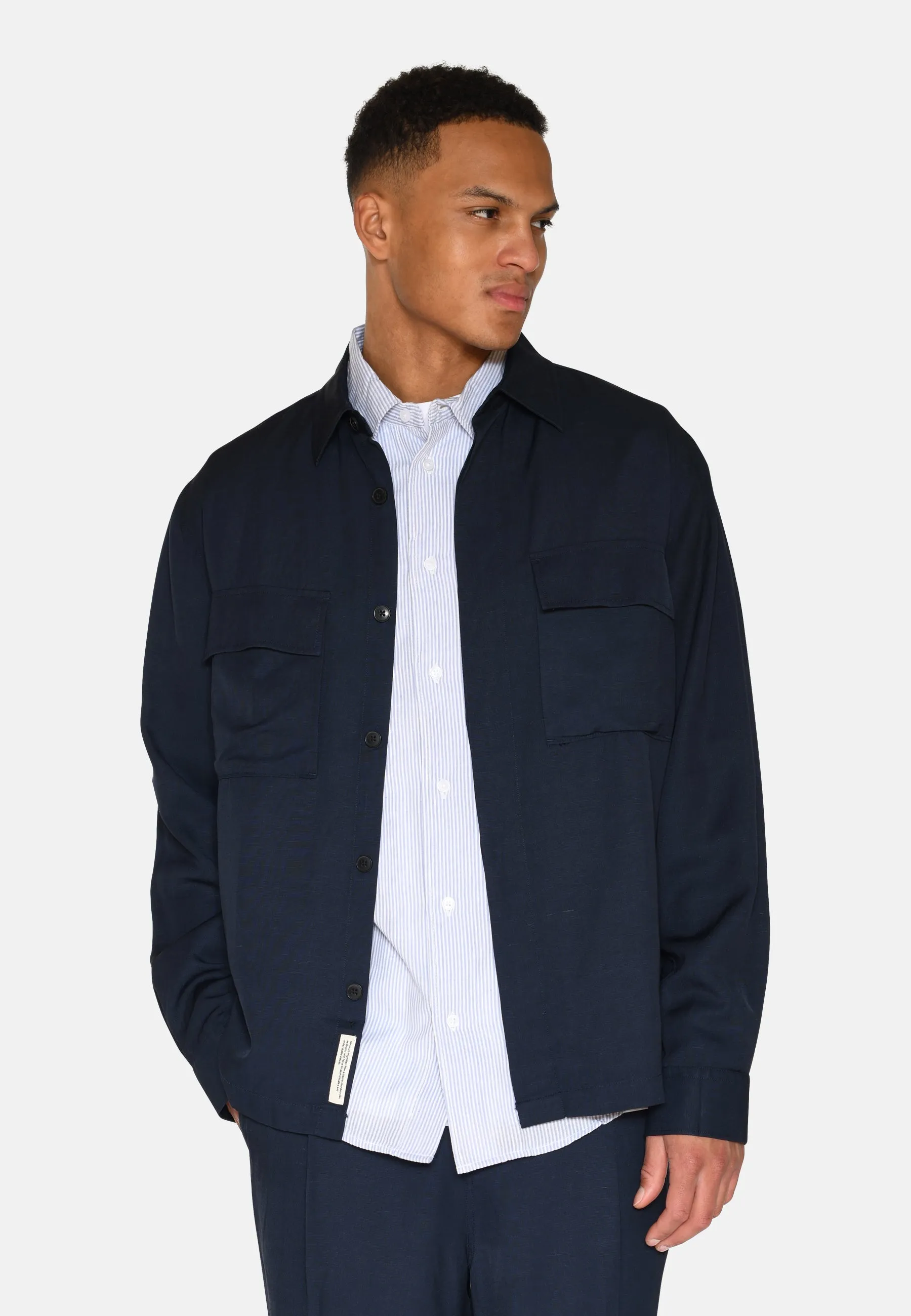 Maxson overshirt 4143 - Sky Captain
