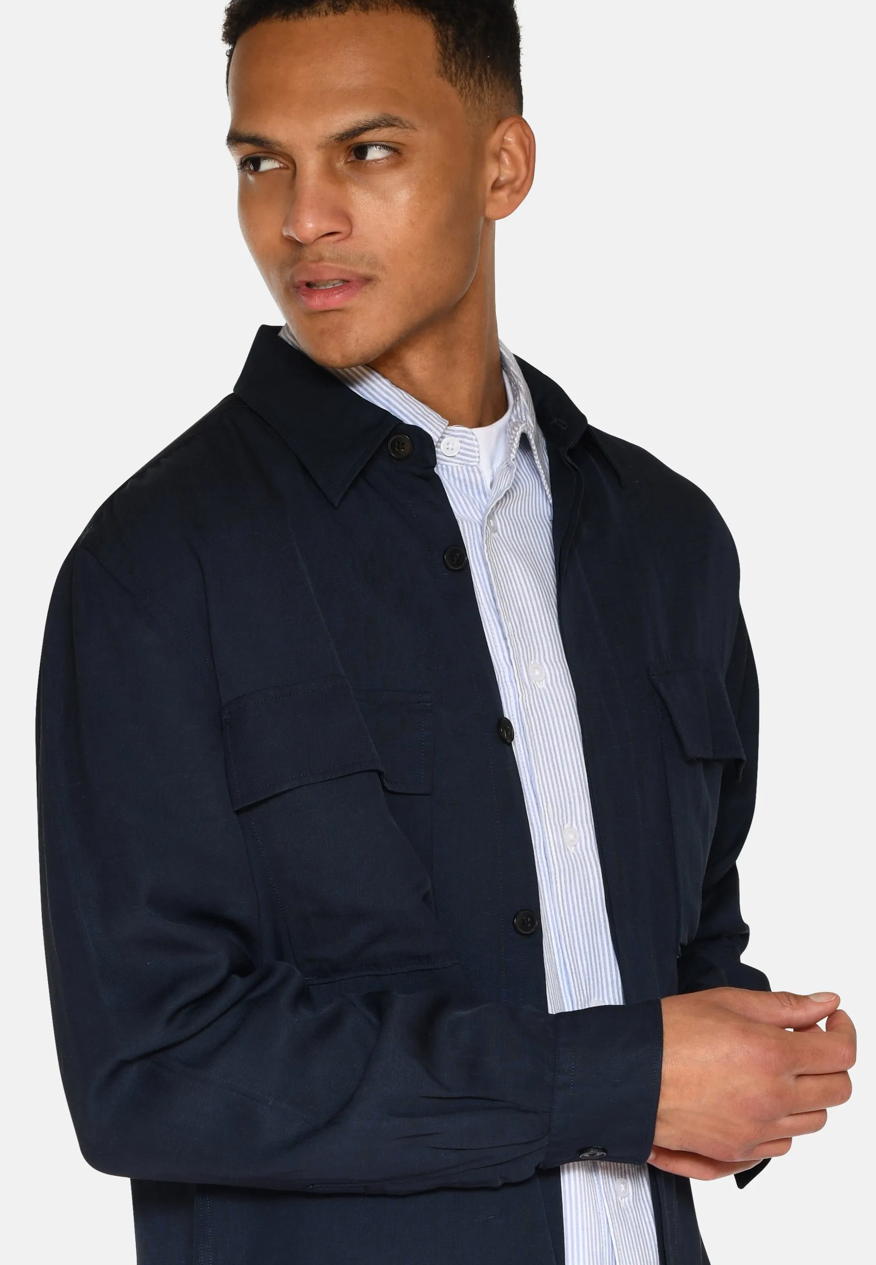 Maxson overshirt 4143 - Sky Captain