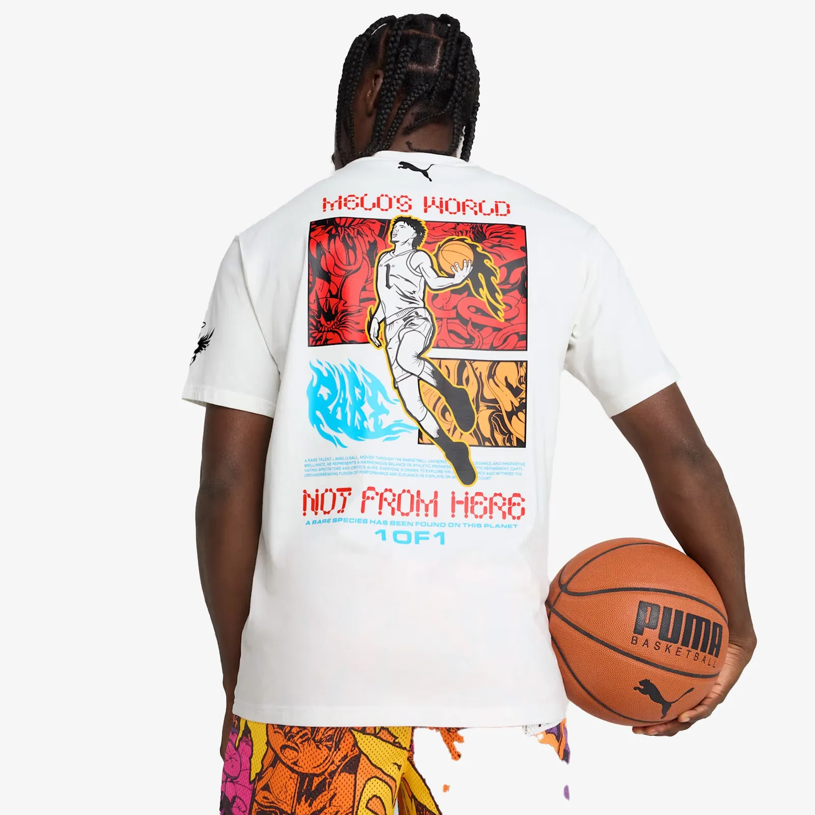 Melo Phoenix Graphic T-Shirt - White