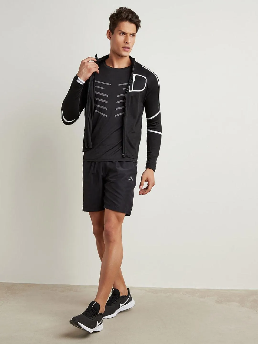 Men's Graphic Workout Jacket
