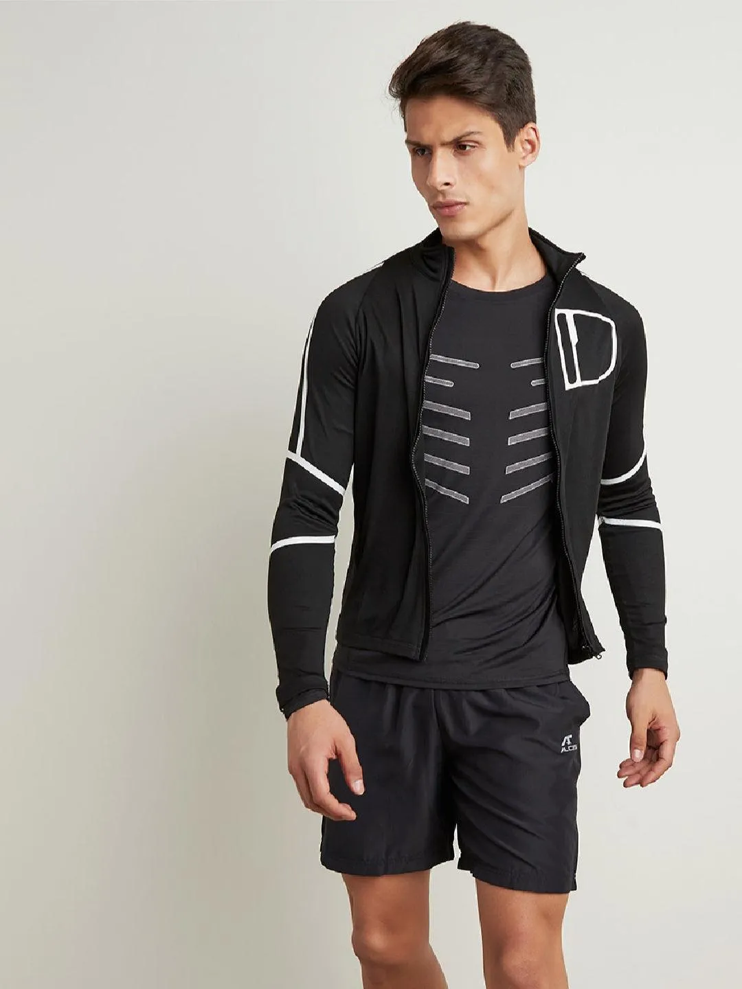 Men's Graphic Workout Jacket
