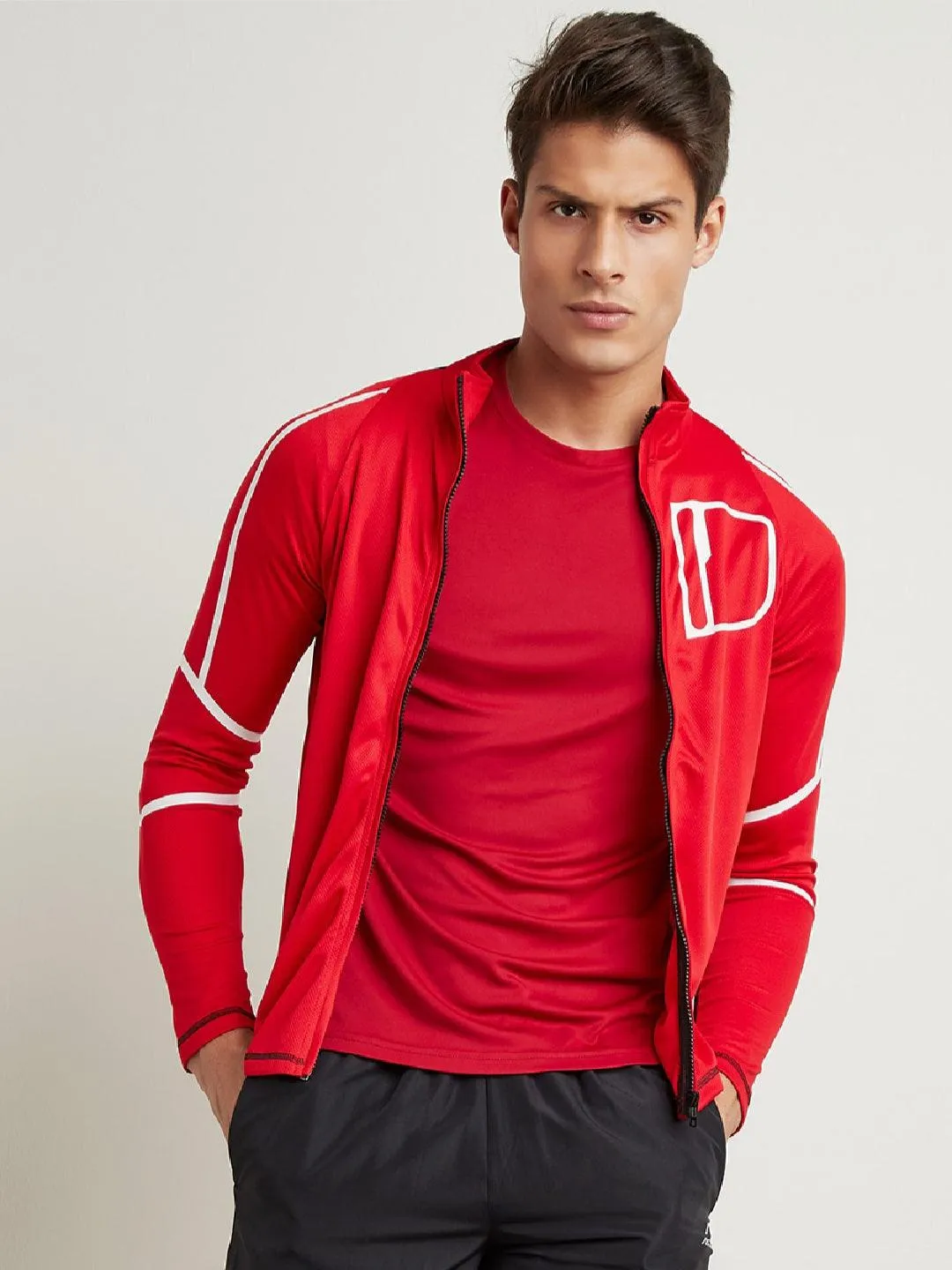 Men's Graphic Workout Jacket