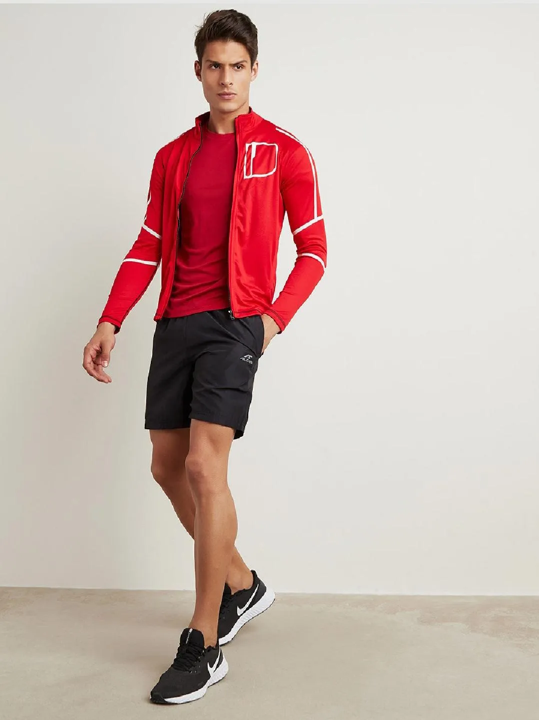 Men's Graphic Workout Jacket