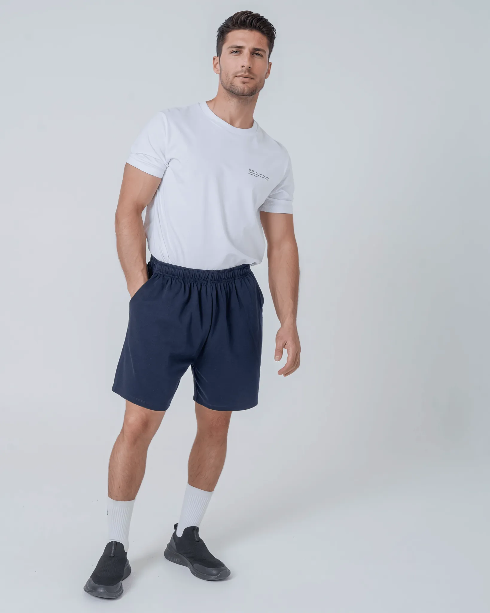 Men's Organic Cotton Lightweight Shorts | Midnight Navy