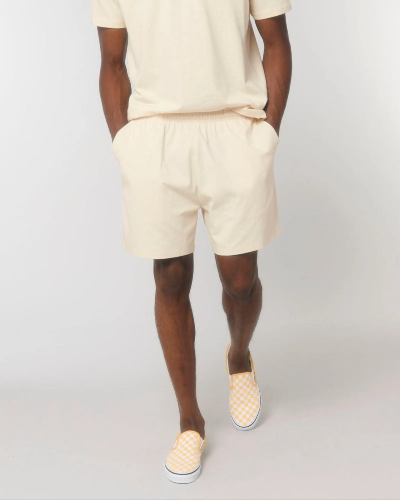 Men's Organic Cotton Lightweight Shorts | Natural Cotton