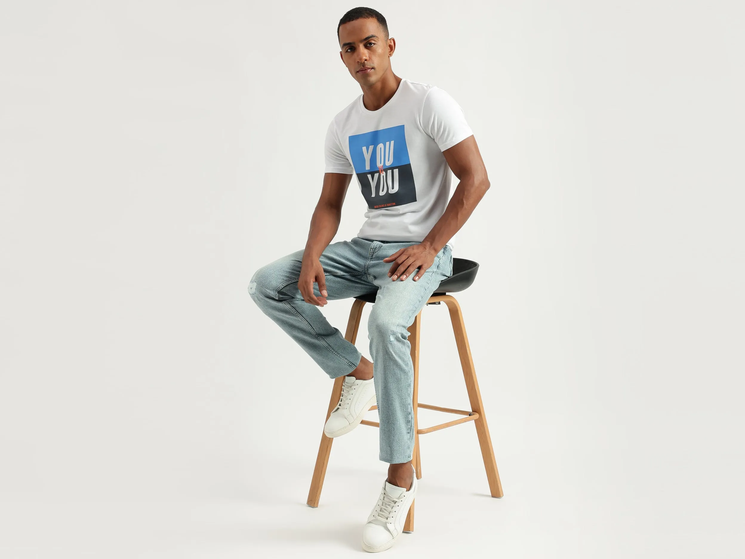 Men's Regular Fit Round Neck Printed Tshirts