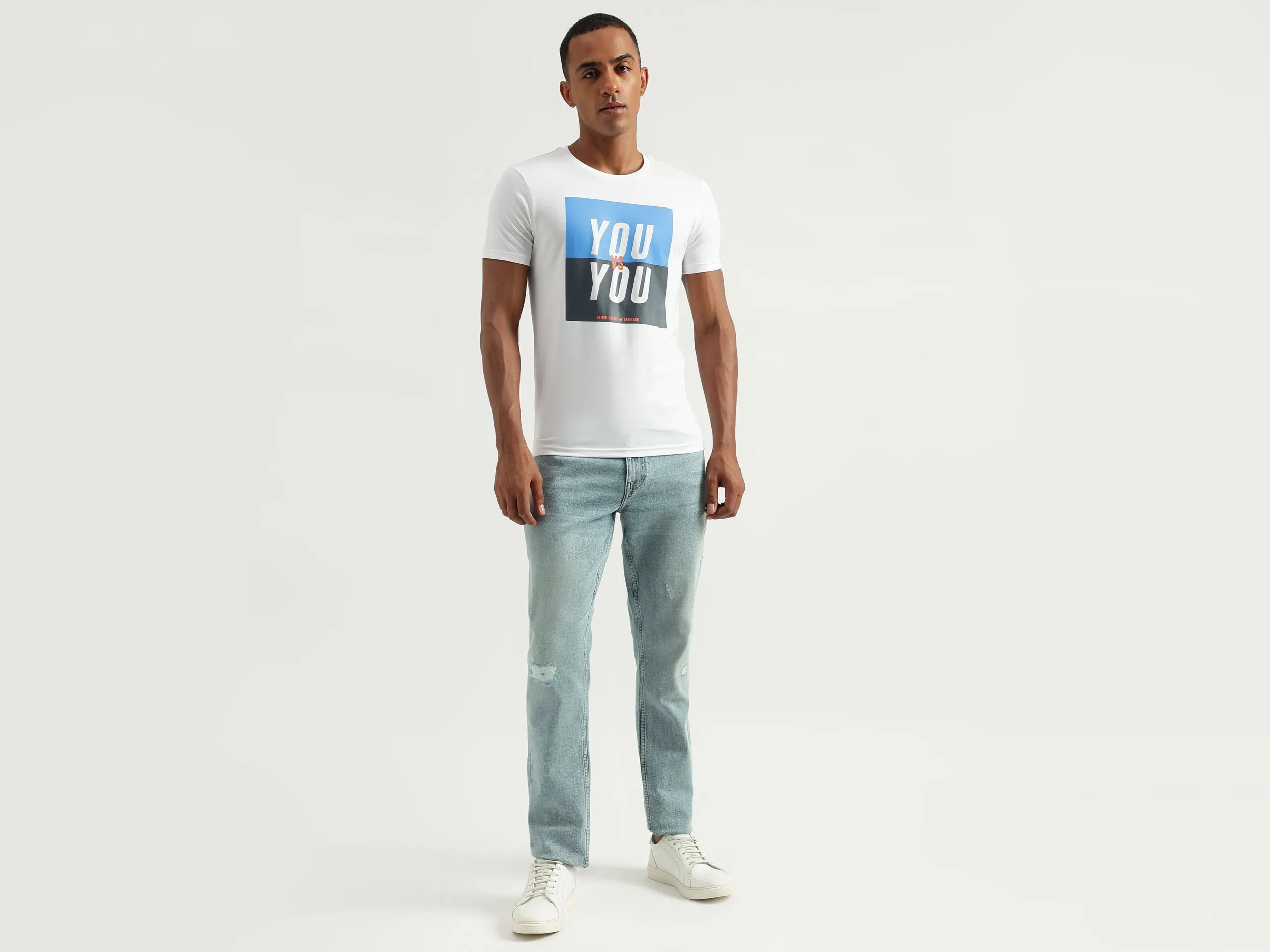 Men's Regular Fit Round Neck Printed Tshirts