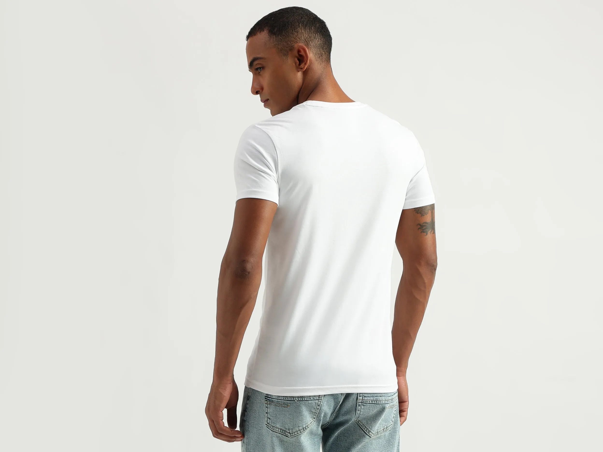 Men's Regular Fit Round Neck Printed Tshirts