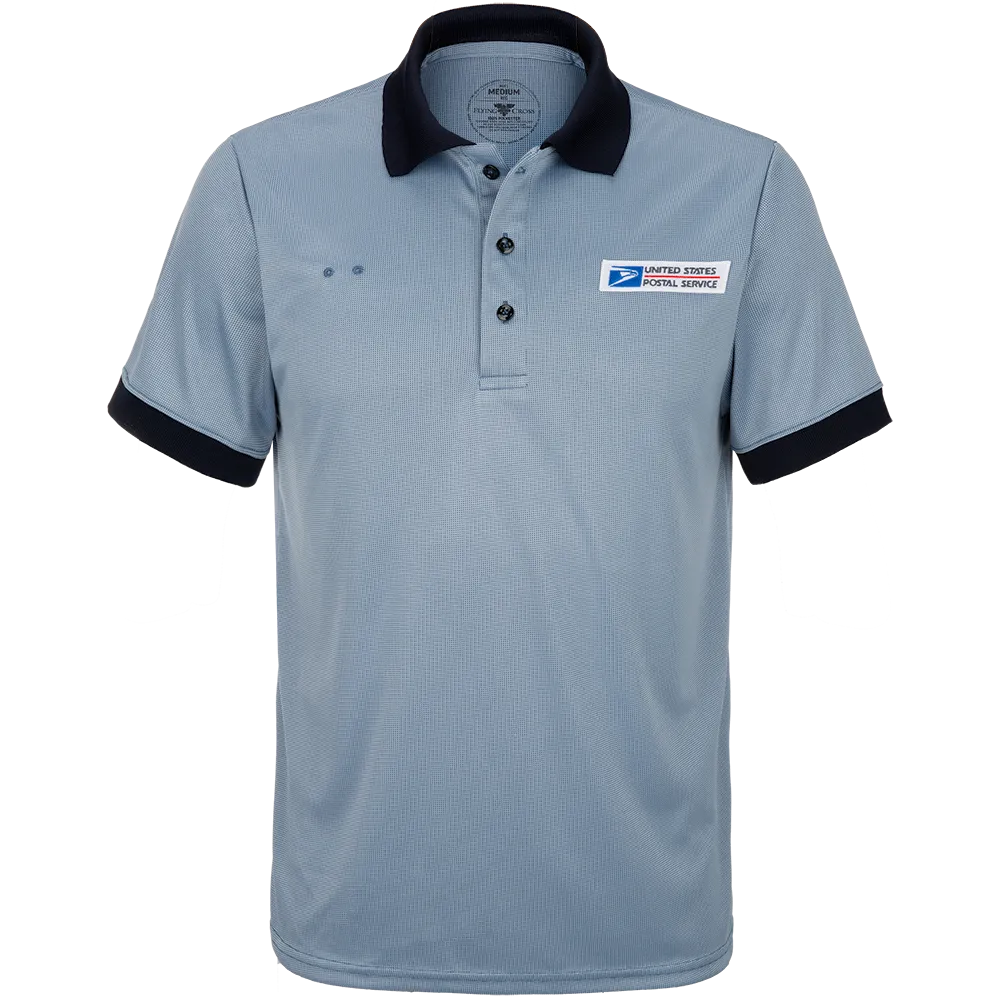 Men's Retail Clerk Short Sleeve Polo Shirt 100% Polyester NEW