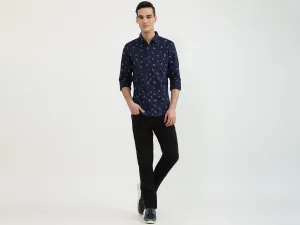 Mens Slim Fit Printed Shirt