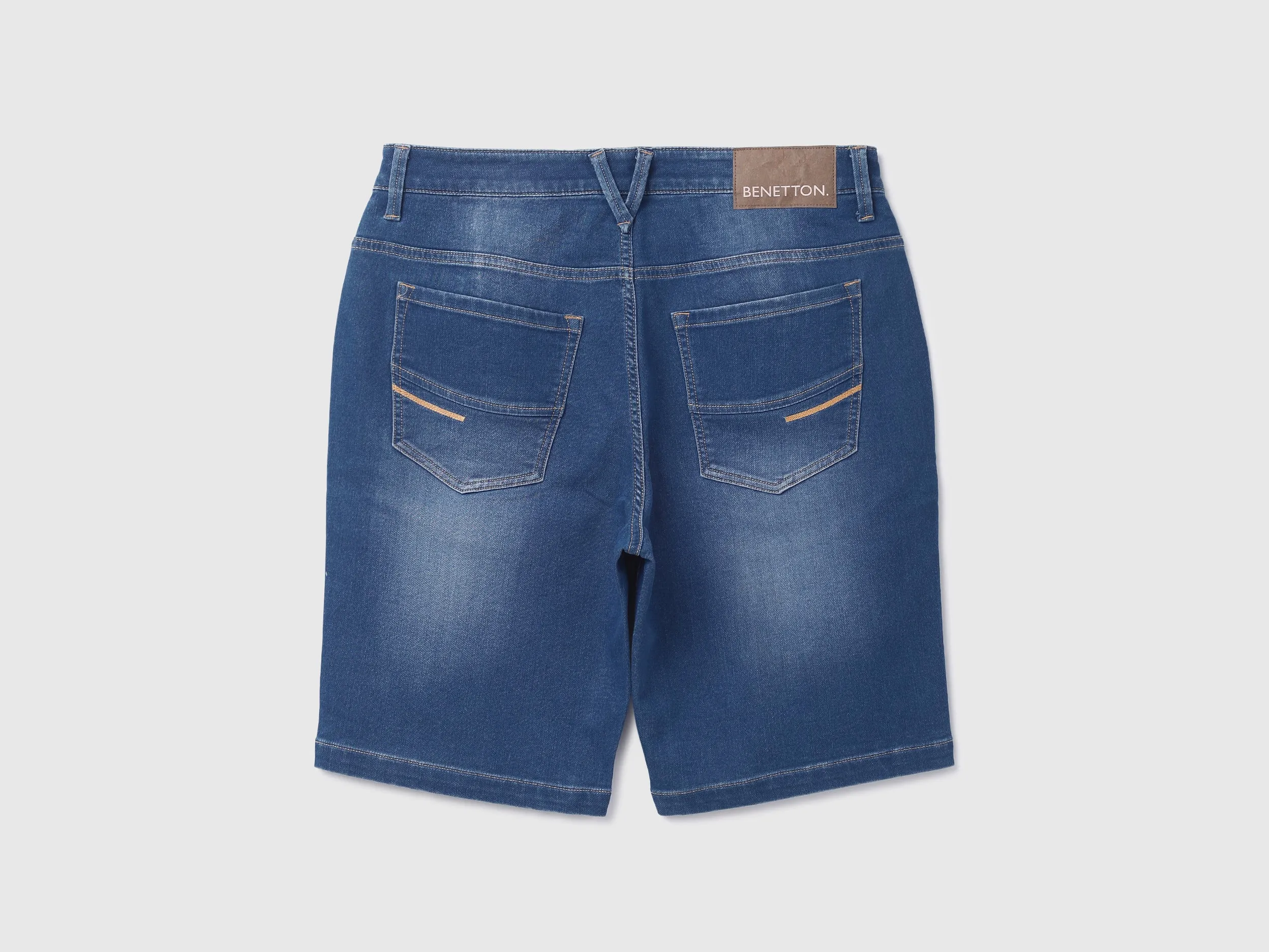 Mens Slim Fit Solid Shorts