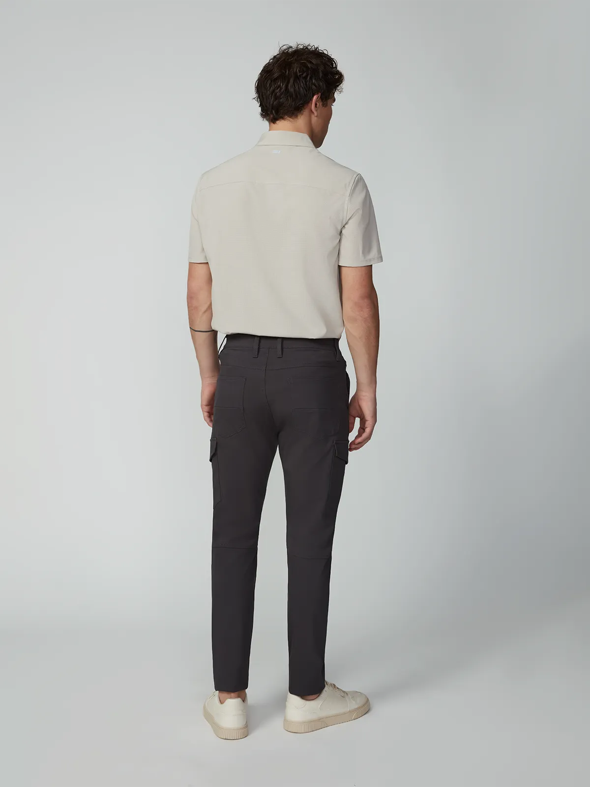 Men's Solid Bungee Cargo Pant