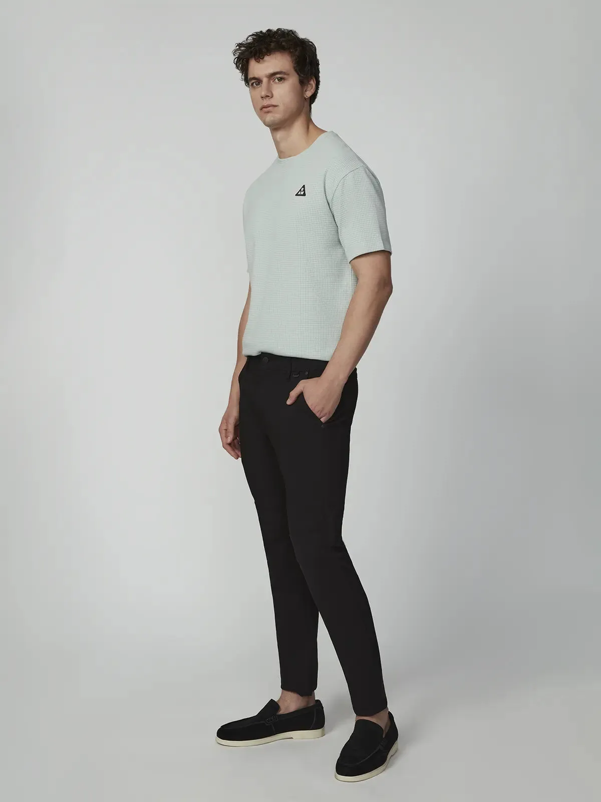 Men's Solid Bungee Fashion Chino Pant