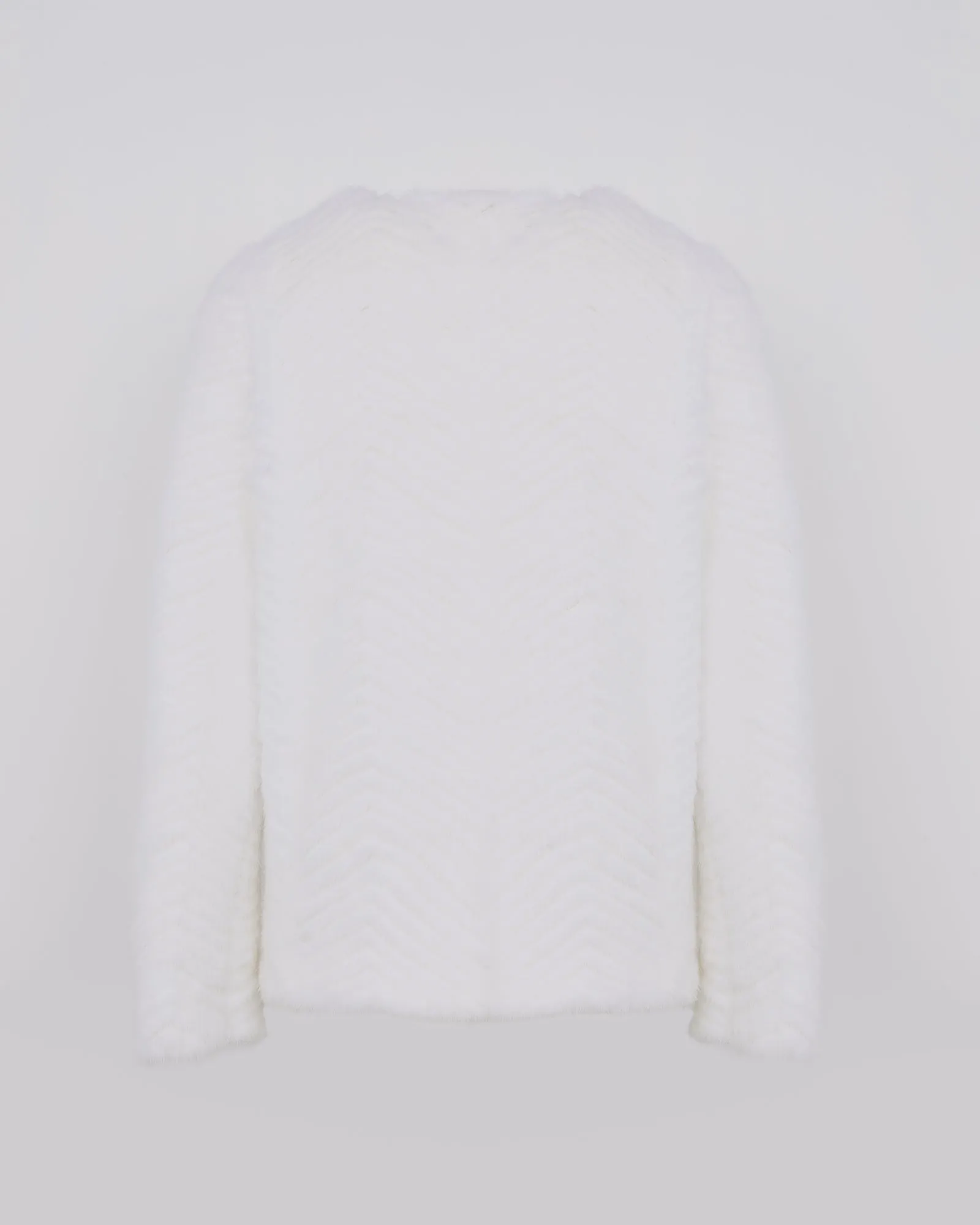 Merino knit and mink jacket