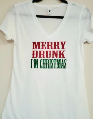 Merry Drunk I'm Christmas T-Shirt