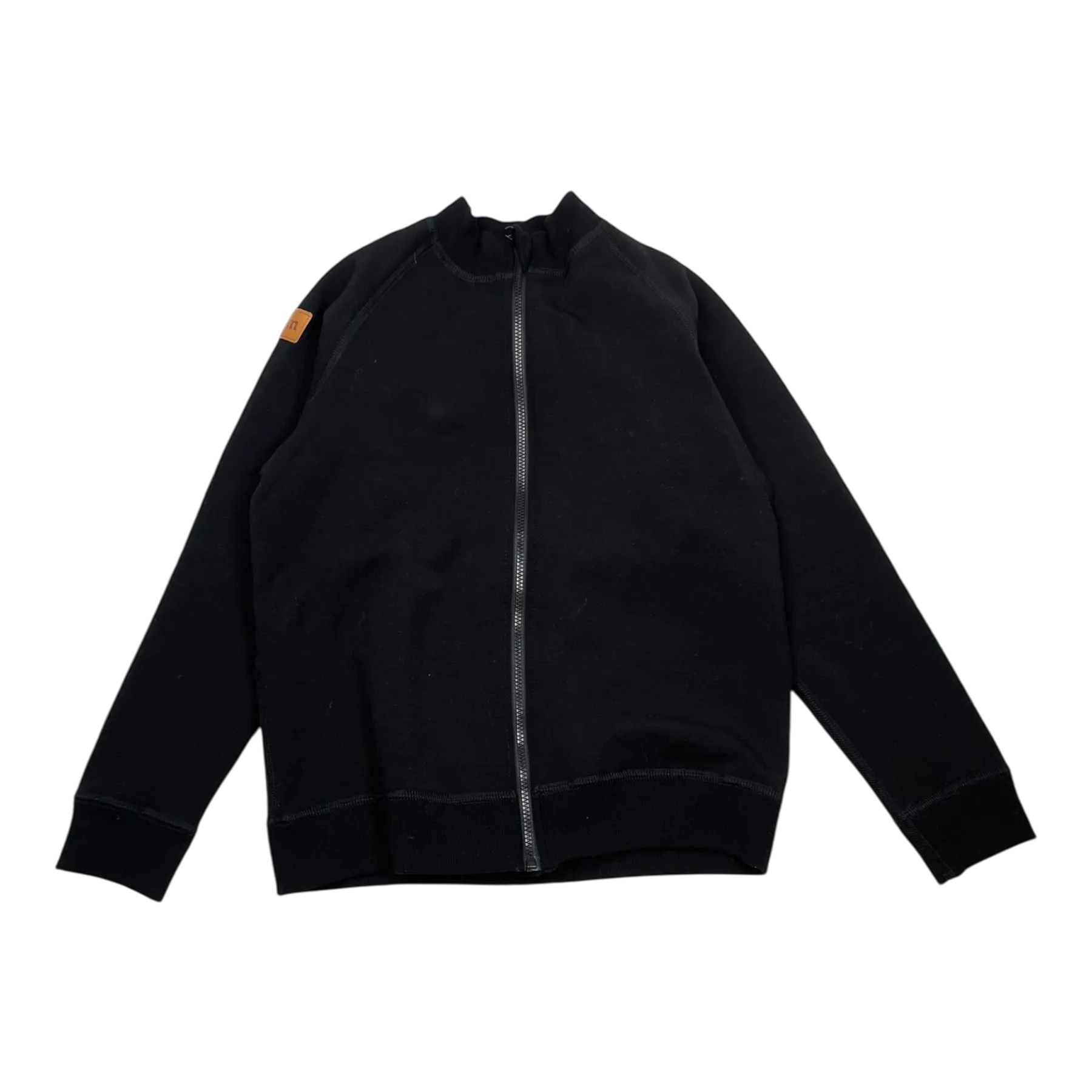 Metsola wool zipper jacket, black | 134/140cm