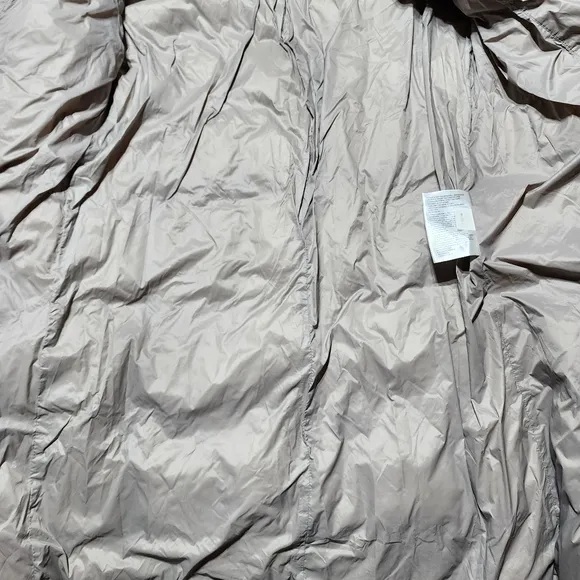 Michael Michael Kors Gray Quilted Long Jacket