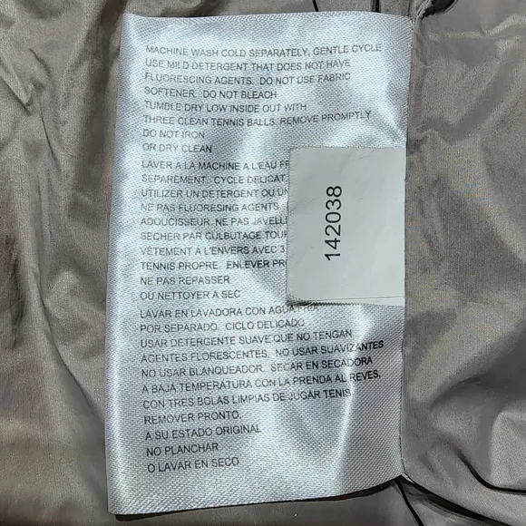 Michael Michael Kors Gray Quilted Long Jacket