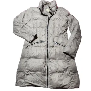 Michael Michael Kors Gray Quilted Long Jacket