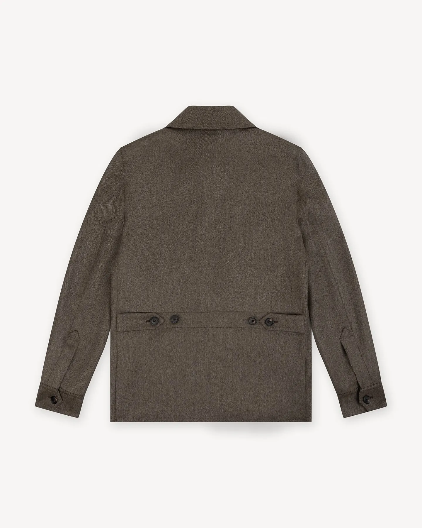 Mid Brown Covert Safari Jacket