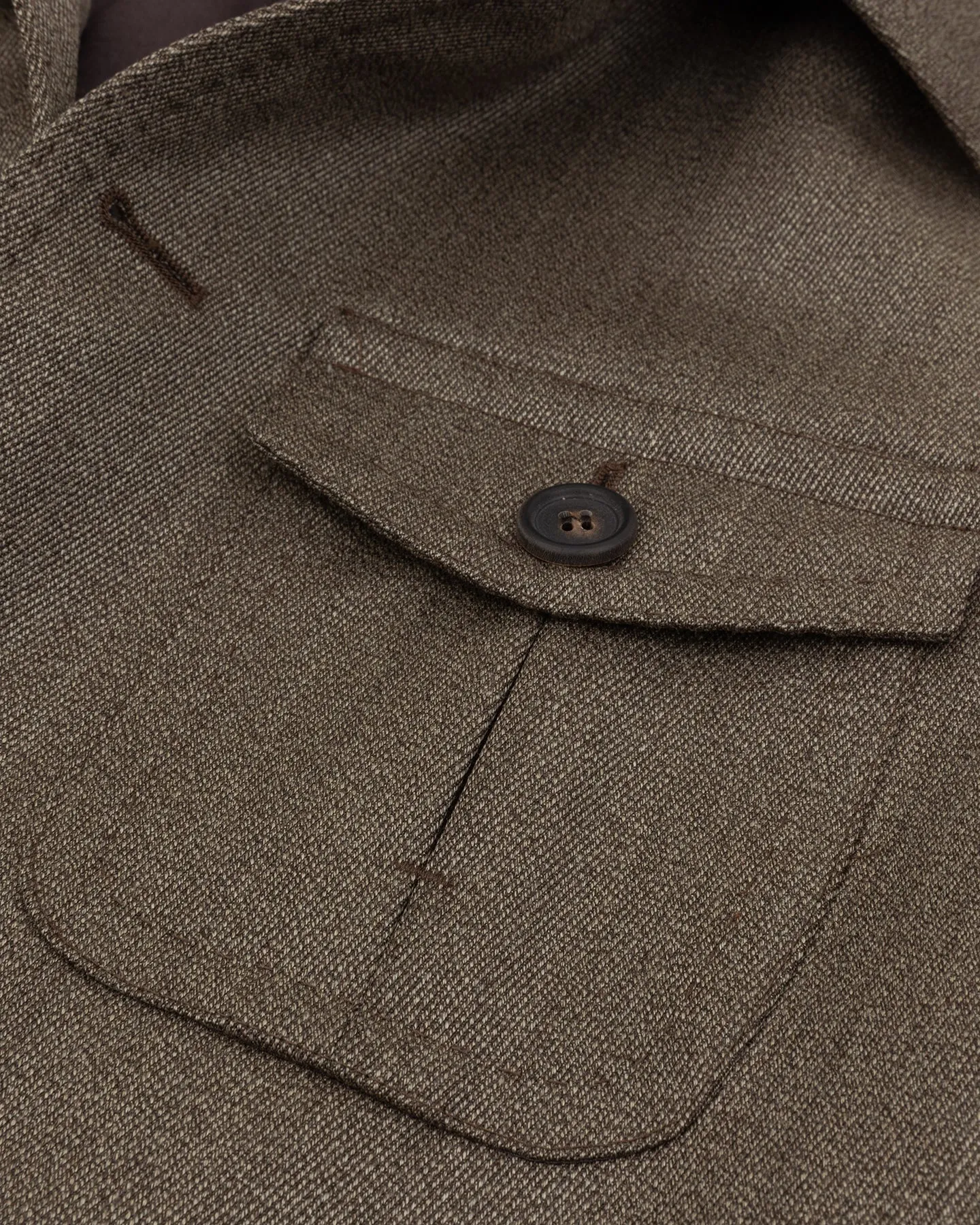 Mid Brown Covert Safari Jacket