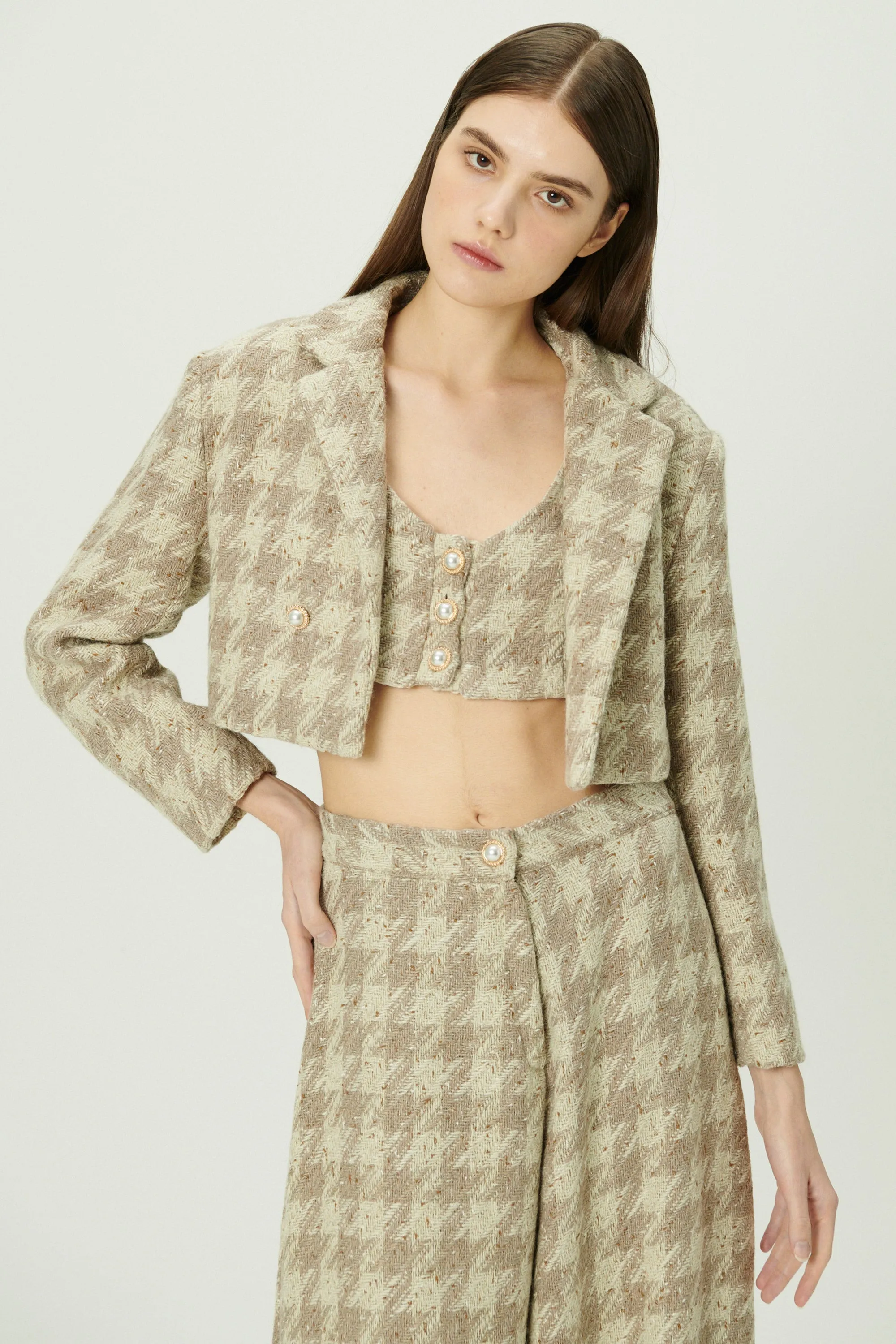 Milla Tweed Crop Jacket
