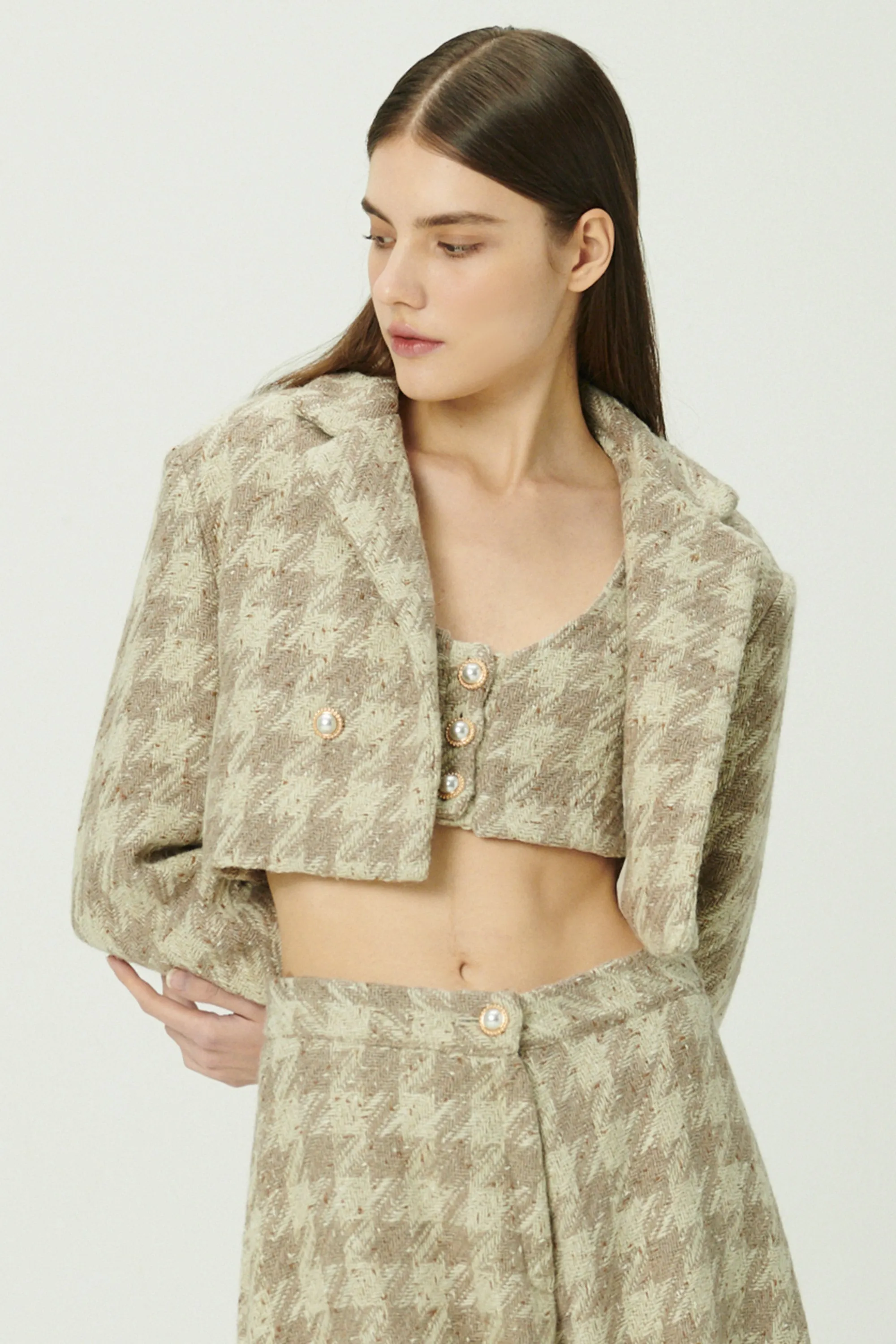 Milla Tweed Crop Jacket