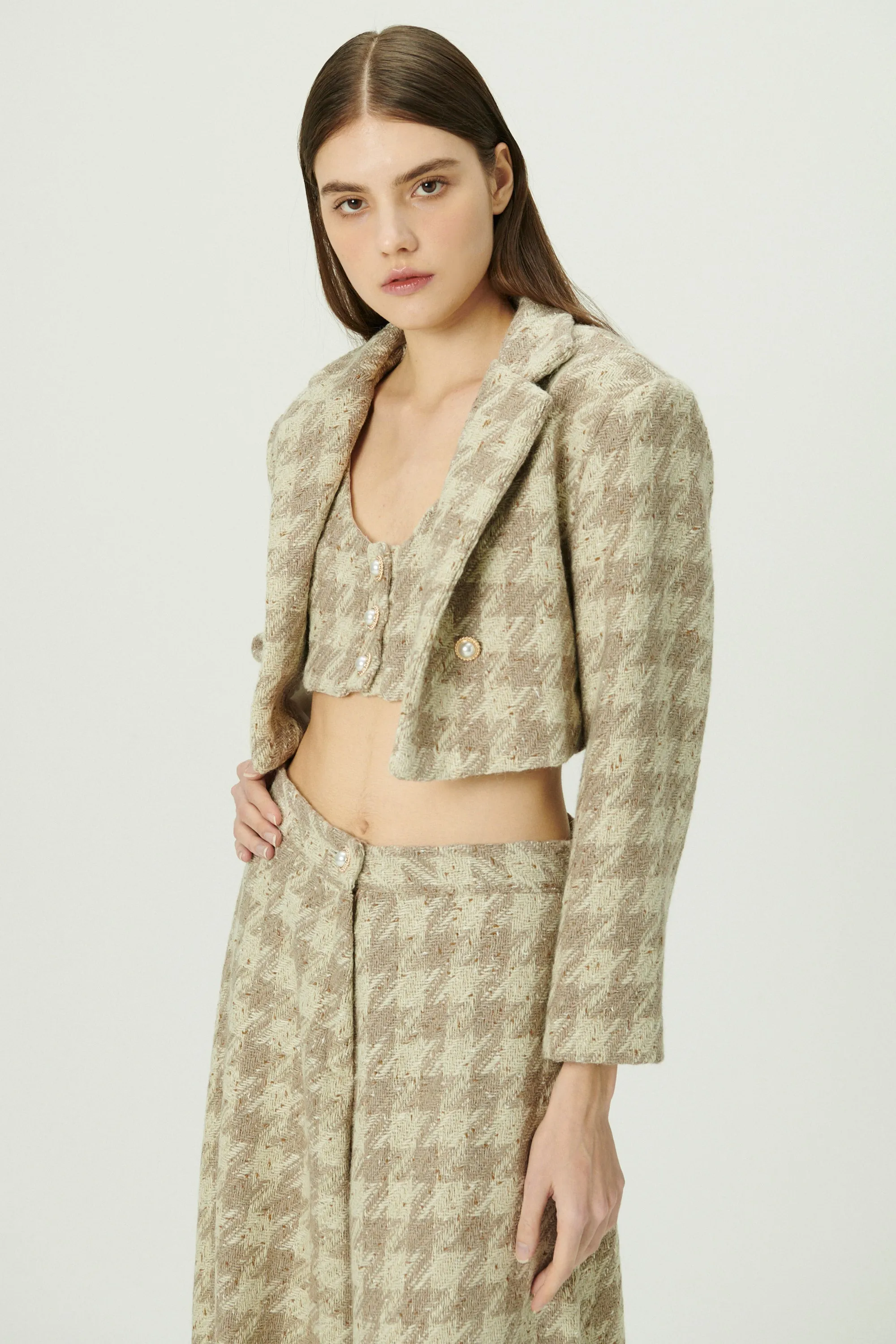 Milla Tweed Crop Jacket