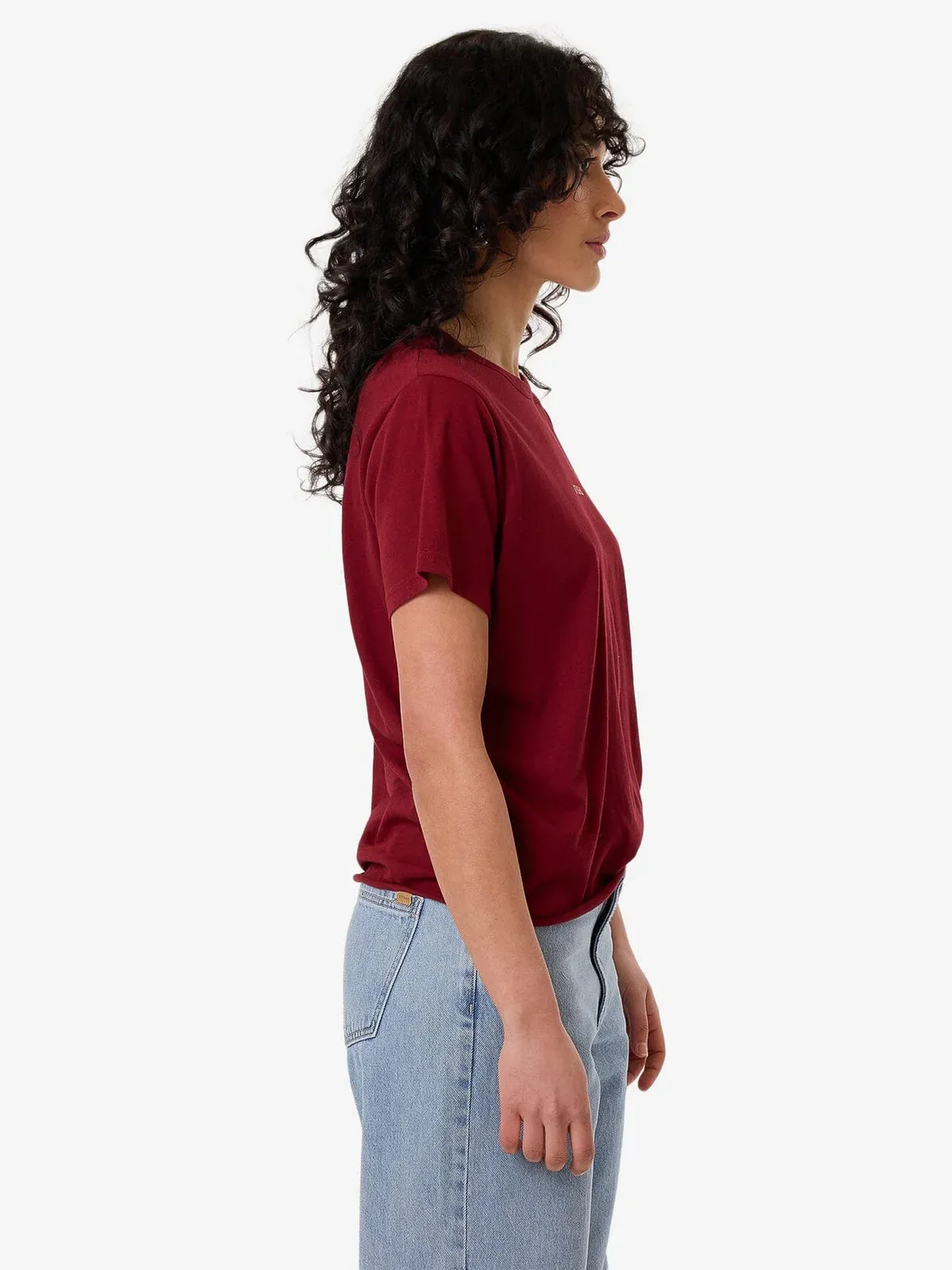 Minimal Thrills Relaxed Tee Cabernet