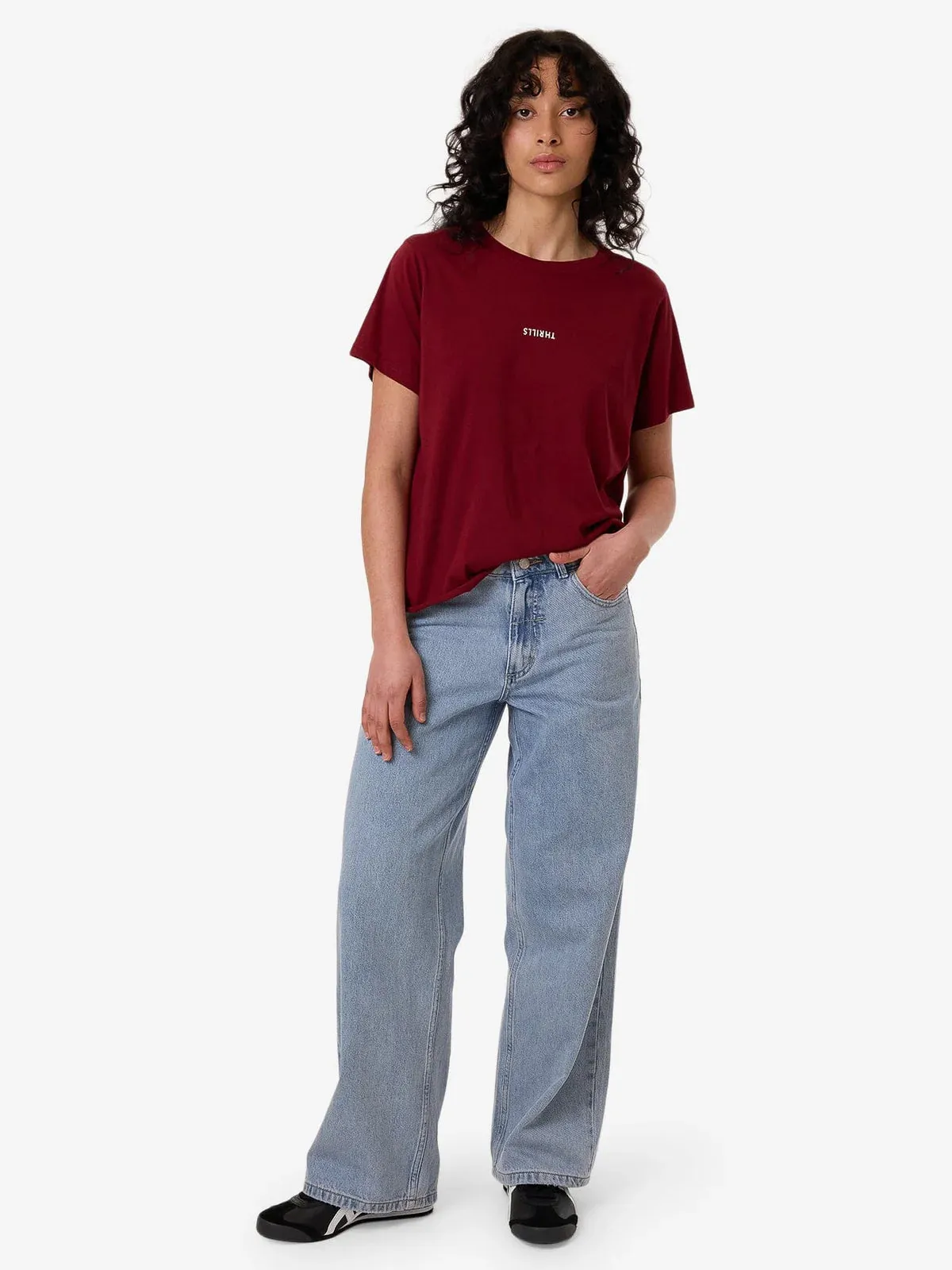 Minimal Thrills Relaxed Tee Cabernet