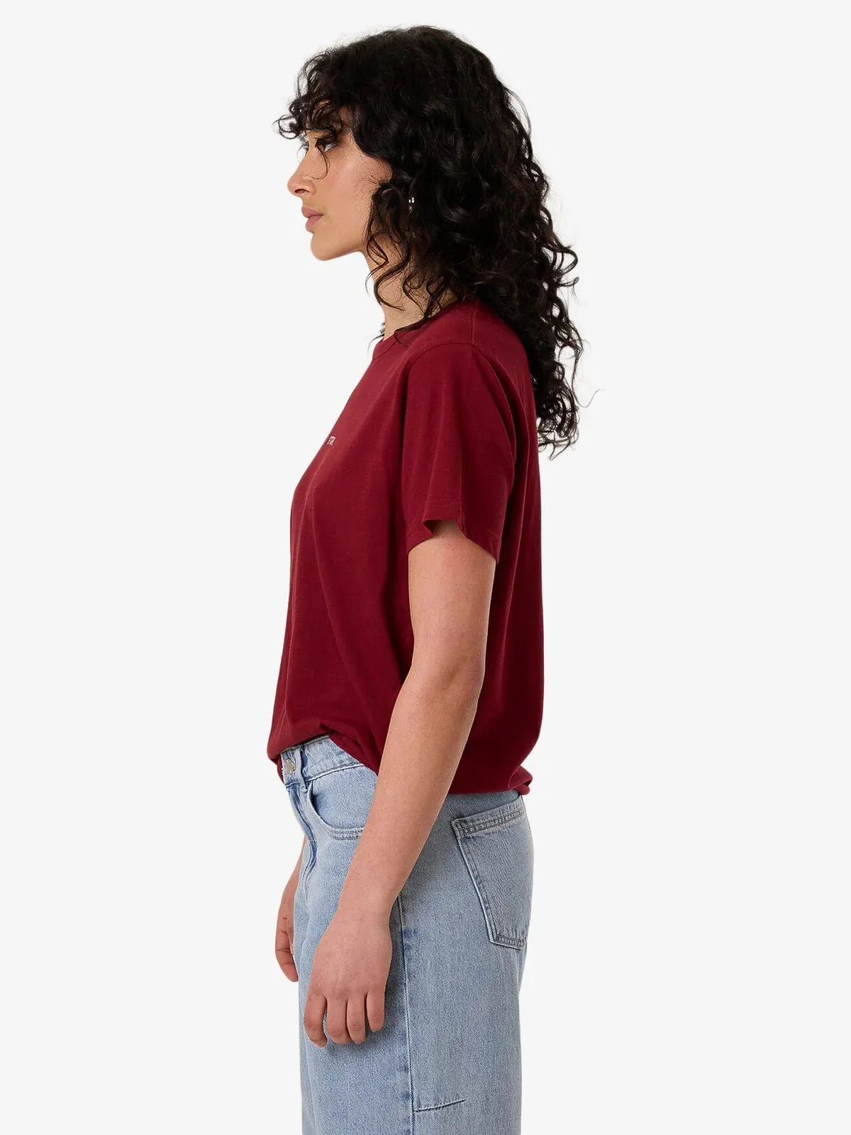 Minimal Thrills Relaxed Tee Cabernet