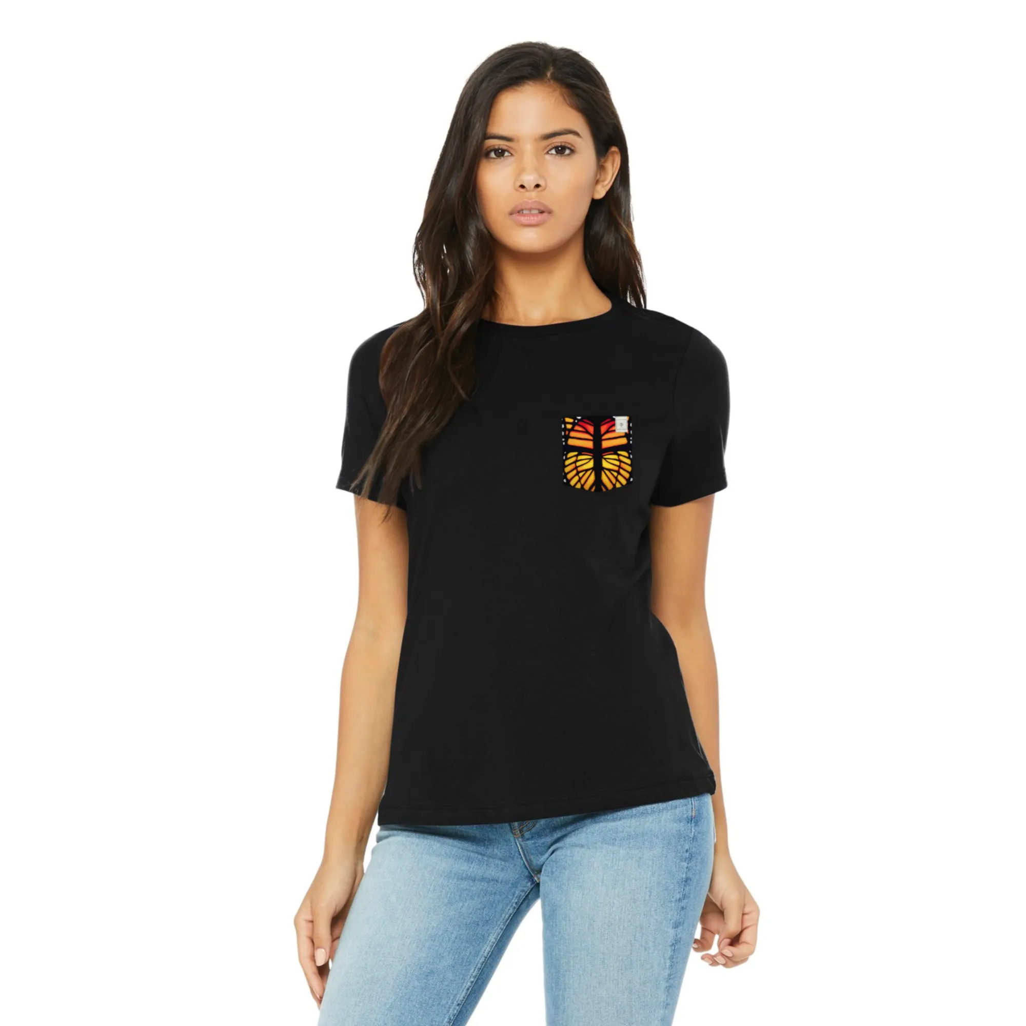 Monarch Butterfly Women's Pocket Tee