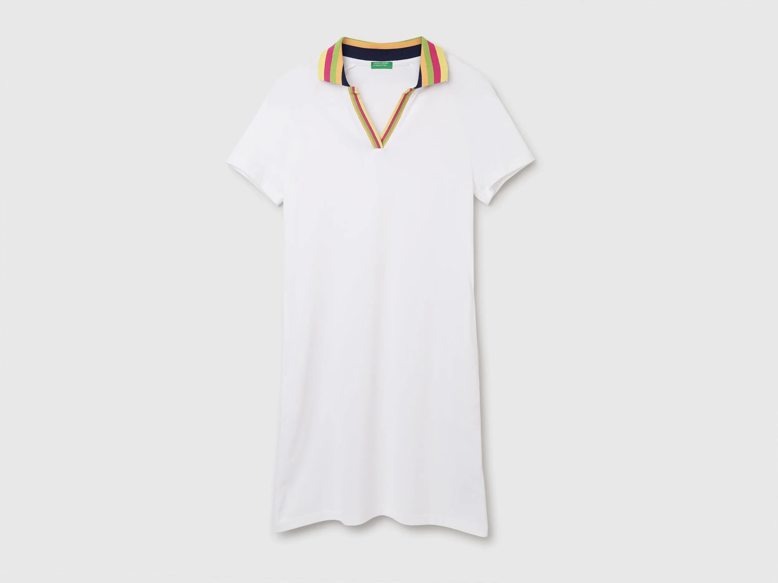 Monotone Slim Fit Polo Shirt Dress