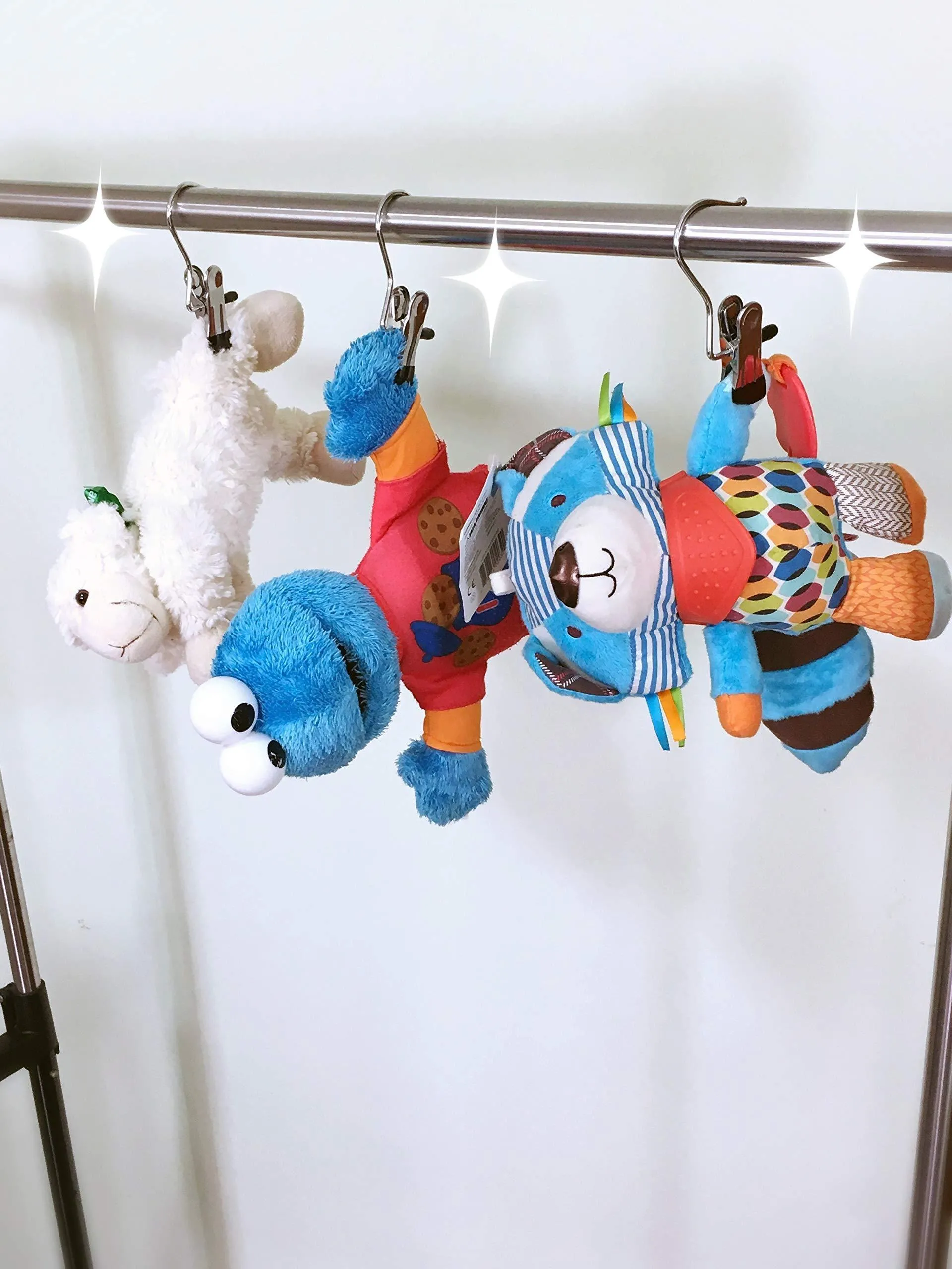 Multi Pants Hanger with Pant Hangers Space Saving Non Slip Stainless Steel with White Silicone Coating use for Jeans Pants Towel Scarf Tie